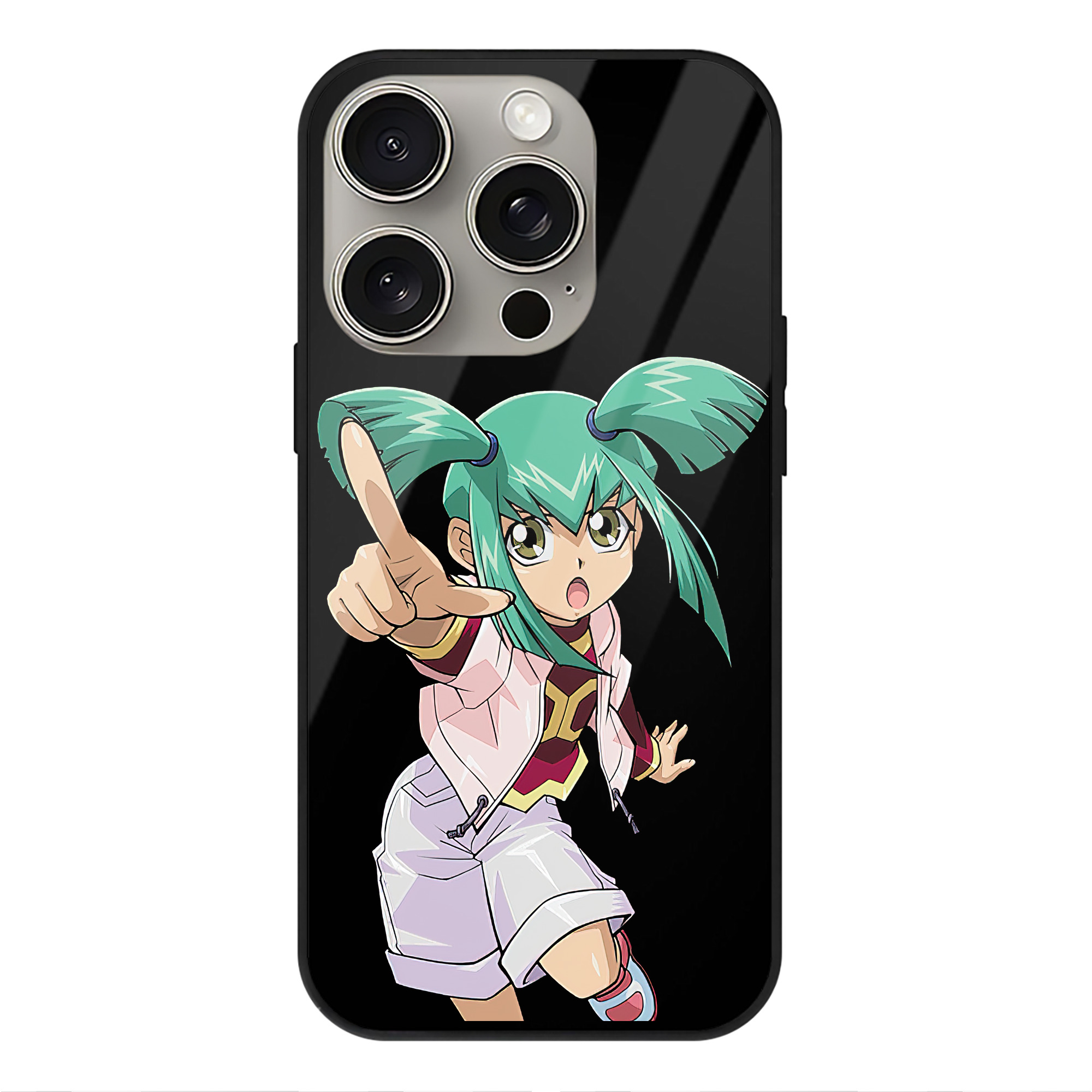 遊☆戯☆王 Yu-Gi-Oh! 【iPhone15Pro対応】スマホケース 耐衝撃＆黄変防止 背面ガラス