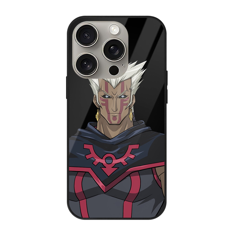 遊☆戯☆王 Yu-Gi-Oh! 【iPhone15Pro対応】スマホケース 耐衝撃＆黄変防止 背面ガラス