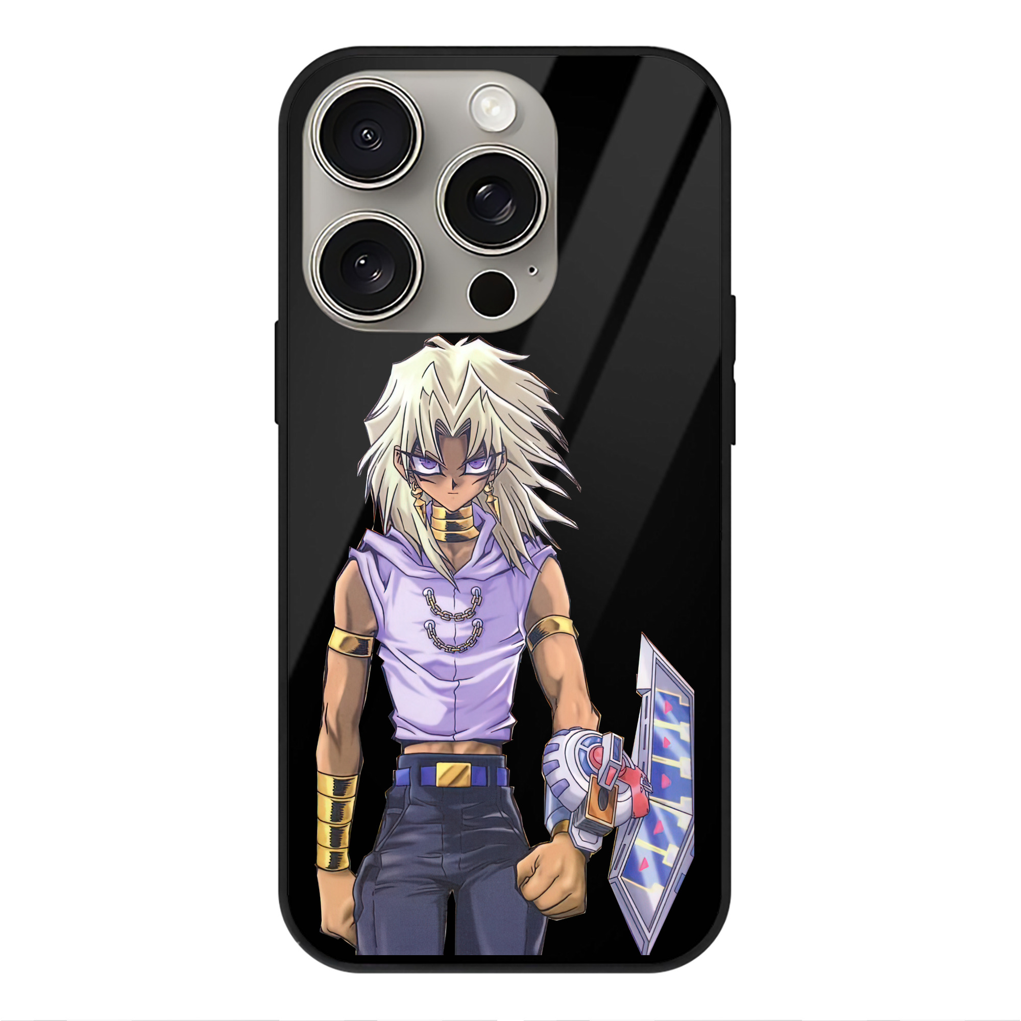 遊☆戯☆王 Yu-Gi-Oh! 【iPhone15Pro対応】スマホケース 耐衝撃＆黄変防止 背面ガラス