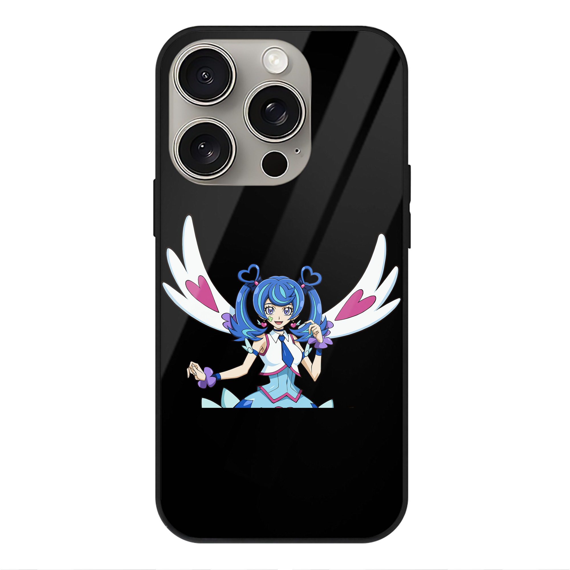 遊☆戯☆王 Yu-Gi-Oh! 【iPhone15Pro対応】スマホケース 耐衝撃＆黄変防止 背面ガラス