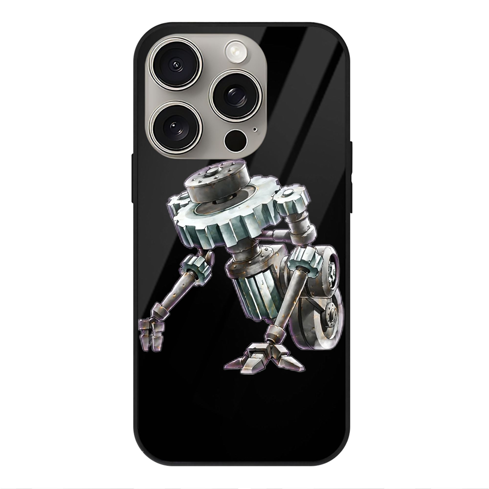 遊☆戯☆王 Yu-Gi-Oh! 【iPhone15Pro対応】スマホケース 耐衝撃＆黄変防止 背面ガラス