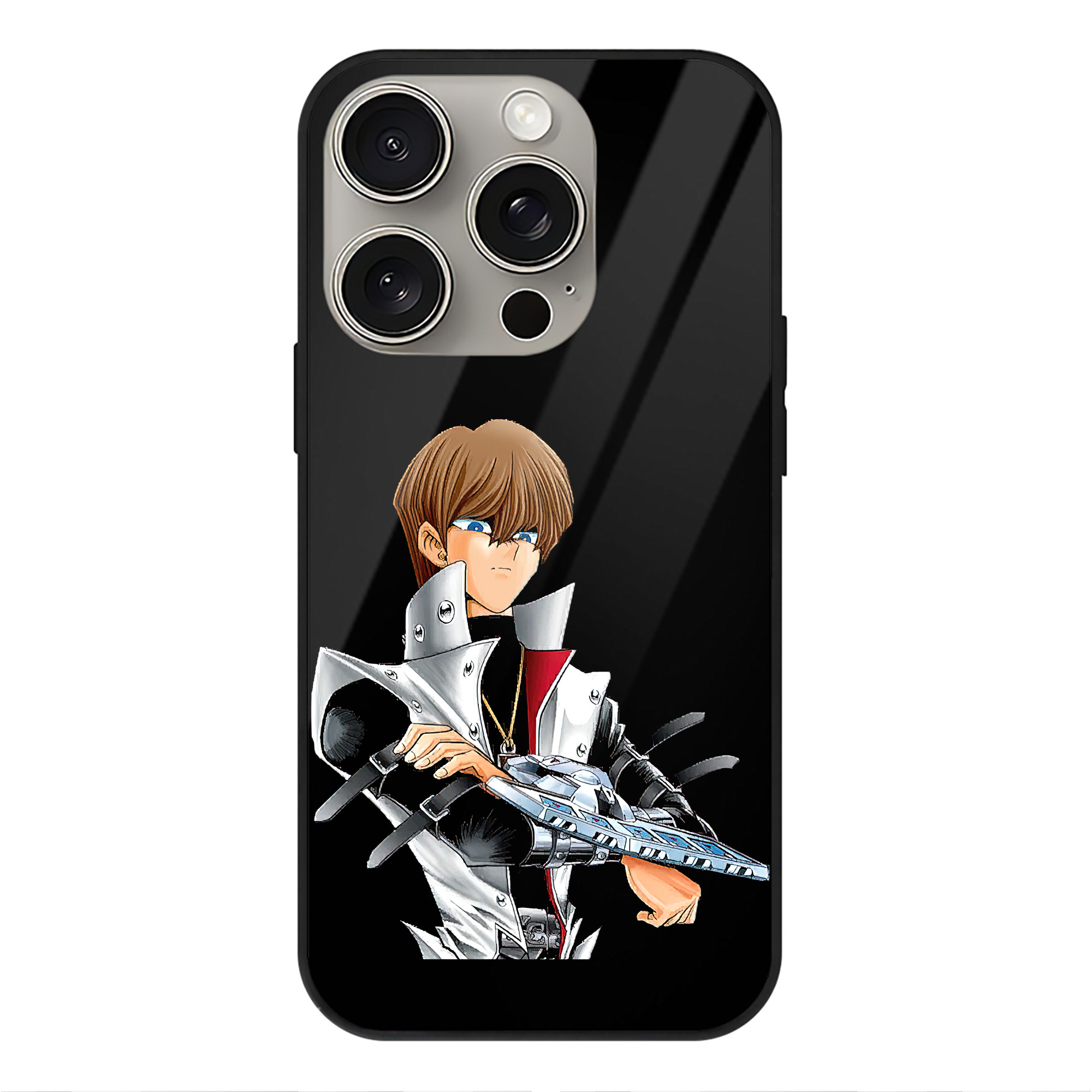 遊☆戯☆王 Yu-Gi-Oh! 【iPhone15Pro対応】スマホケース 耐衝撃＆黄変防止 背面ガラス