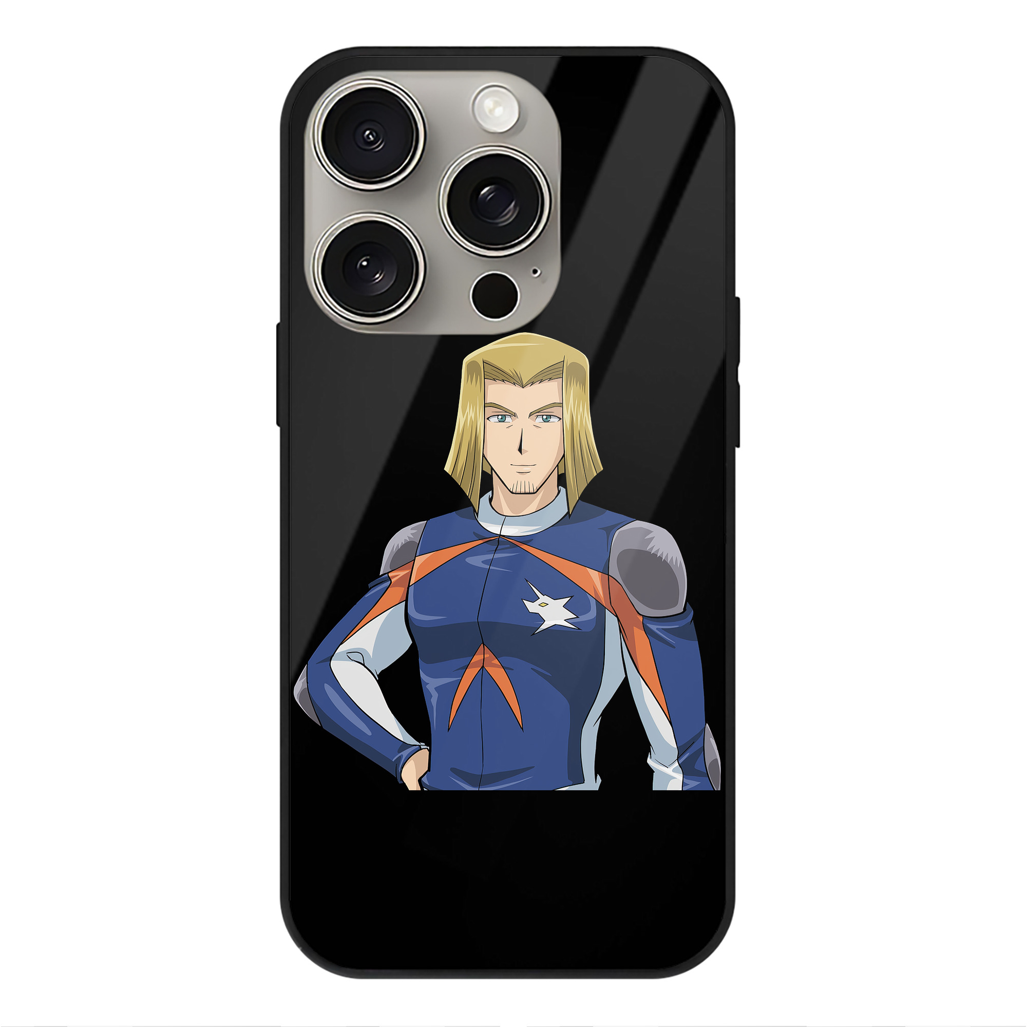 遊☆戯☆王 Yu-Gi-Oh! 【iPhone15Pro対応】スマホケース 耐衝撃＆黄変防止 背面ガラス