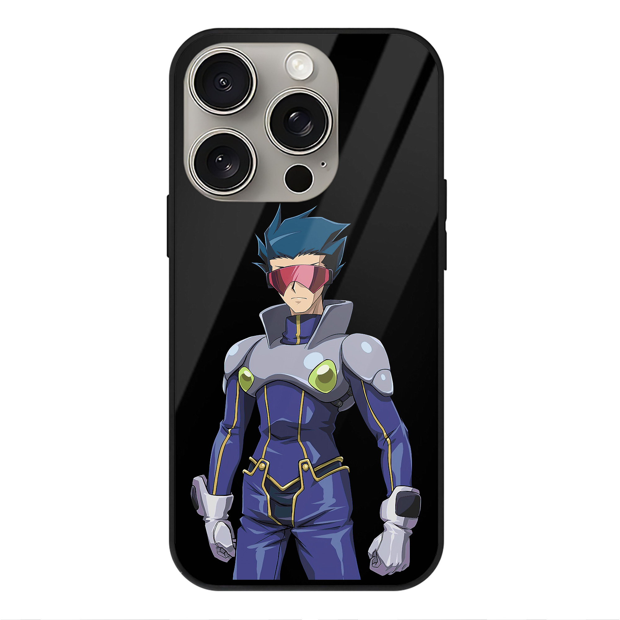 遊☆戯☆王 Yu-Gi-Oh! 【iPhone15Pro対応】スマホケース 耐衝撃＆黄変防止 背面ガラス