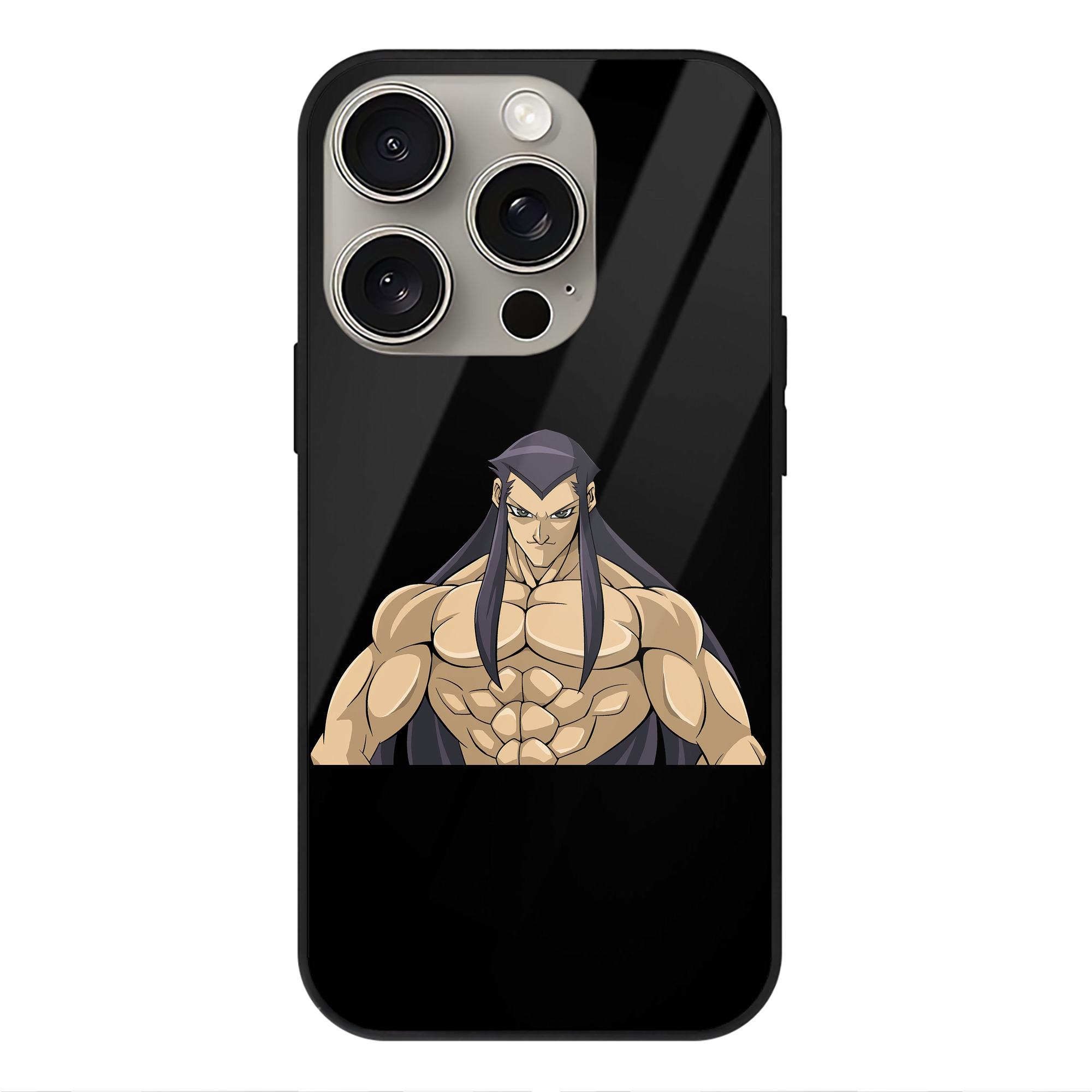 （画像用） 遊☆戯☆王 Yu-Gi-Oh! 【iPhone15Pro対応】スマホケース 耐衝撃＆黄変防止 背面ガラス