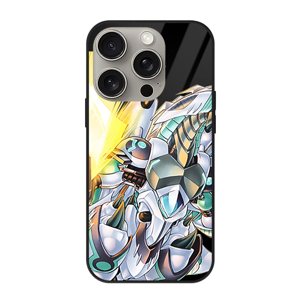（画像用） 遊☆戯☆王 Yu-Gi-Oh! 【iPhone15Pro対応】スマホケース 耐衝撃＆黄変防止 背面ガラス