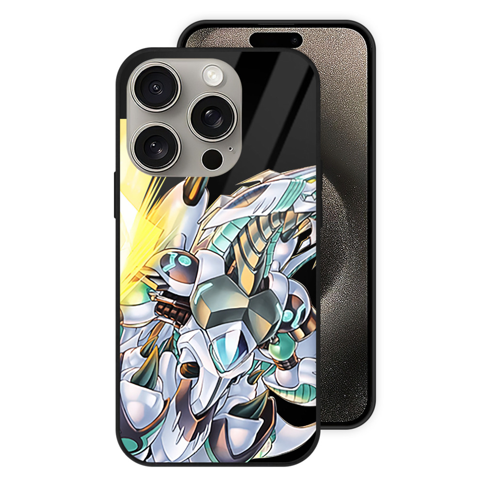 （画像用） 遊☆戯☆王 Yu-Gi-Oh! 【iPhone15Pro対応】スマホケース 耐衝撃＆黄変防止 背面ガラス