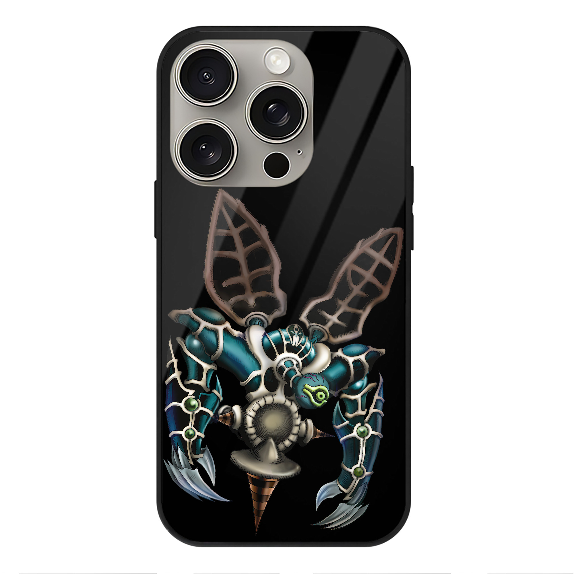 遊☆戯☆王 Yu-Gi-Oh! 【iPhone15Pro対応】スマホケース 耐衝撃＆黄変防止 背面ガラス