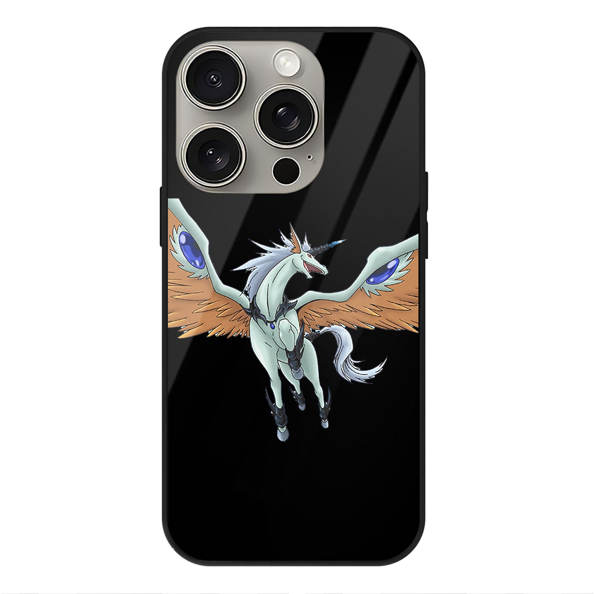 （画像用） 遊☆戯☆王 Yu-Gi-Oh! 【iPhone15Pro対応】スマホケース 耐衝撃＆黄変防止 背面ガラス