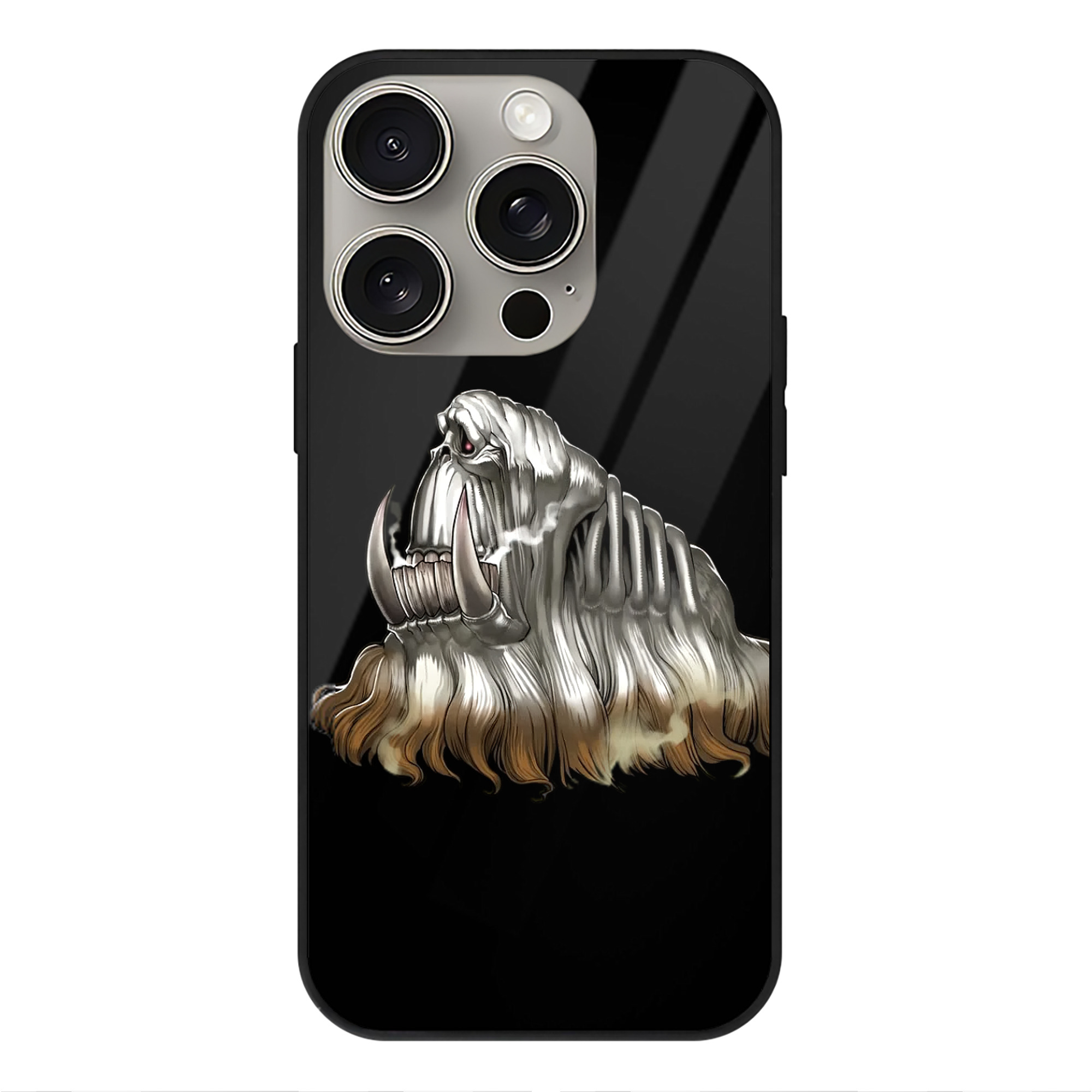 遊☆戯☆王 Yu-Gi-Oh! 【iPhone15Pro対応】スマホケース 耐衝撃＆黄変防止 背面ガラス