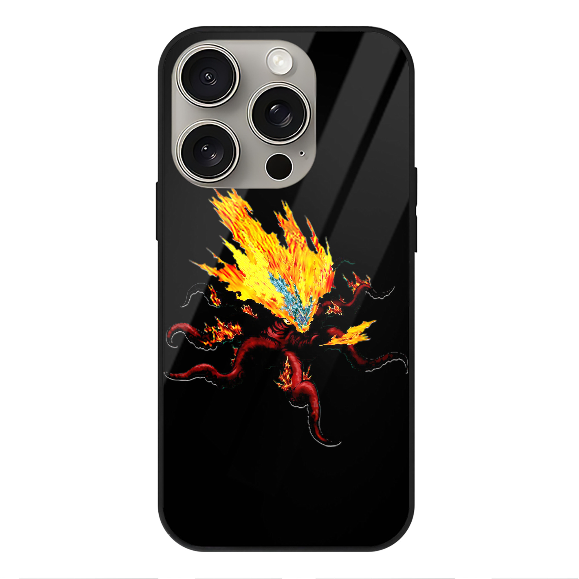 遊☆戯☆王 Yu-Gi-Oh! 【iPhone15Pro対応】スマホケース 耐衝撃＆黄変防止 背面ガラス