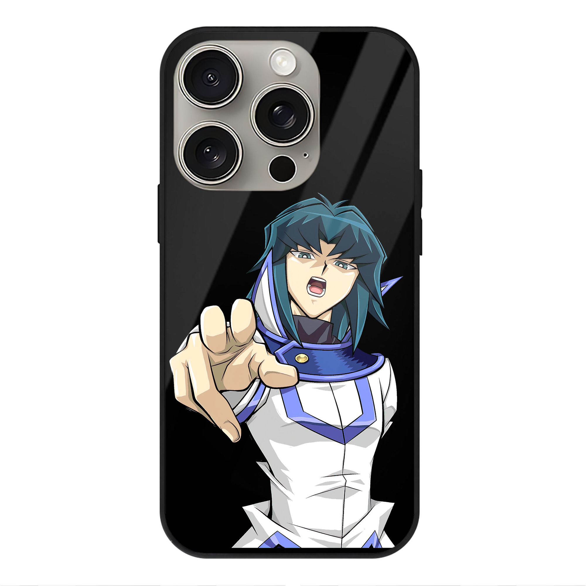 遊☆戯☆王 Yu-Gi-Oh! 【iPhone15Pro対応】スマホケース 耐衝撃＆黄変防止 背面ガラス