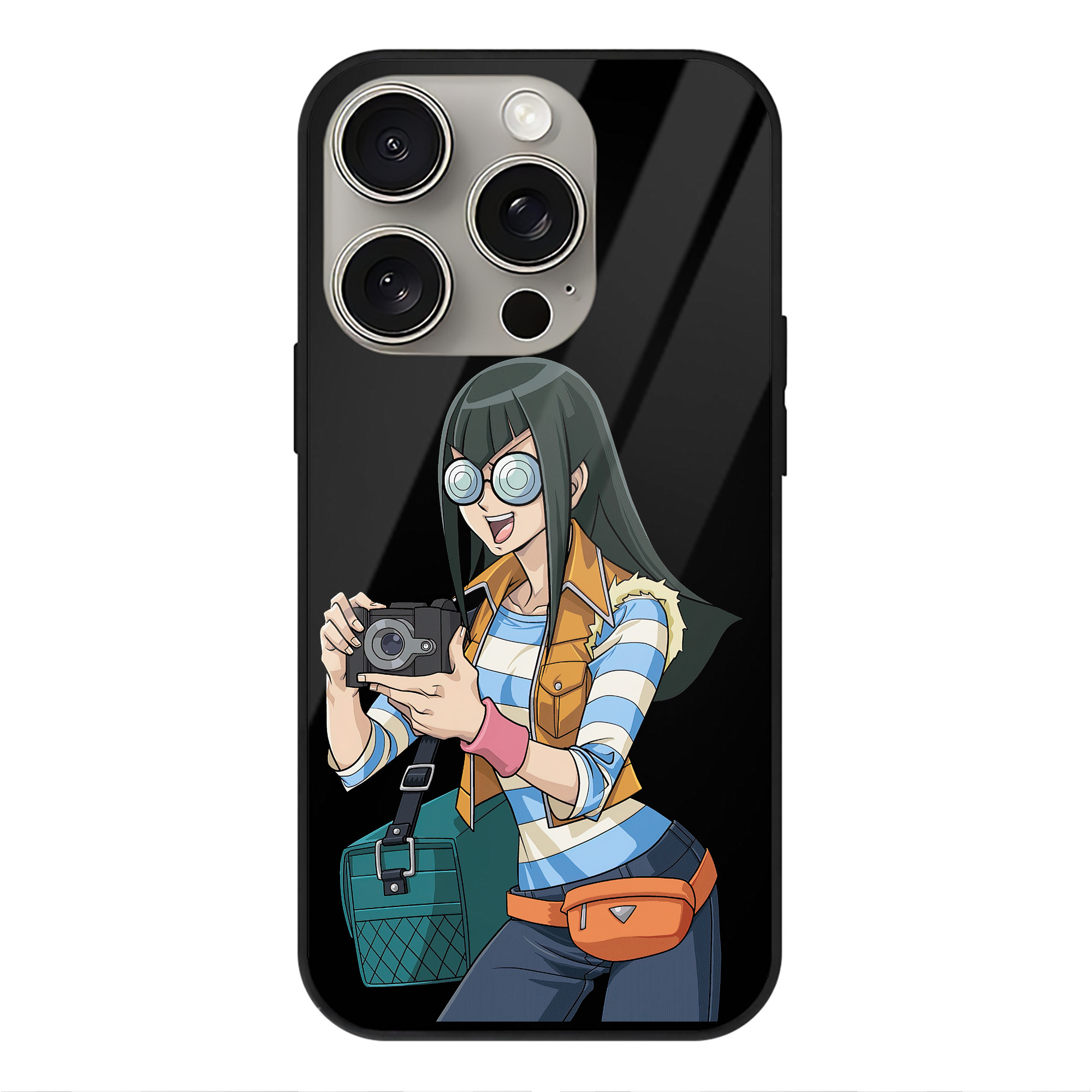 （画像用） 遊☆戯☆王 Yu-Gi-Oh! 【iPhone15Pro対応】スマホケース 耐衝撃＆黄変防止 背面ガラス