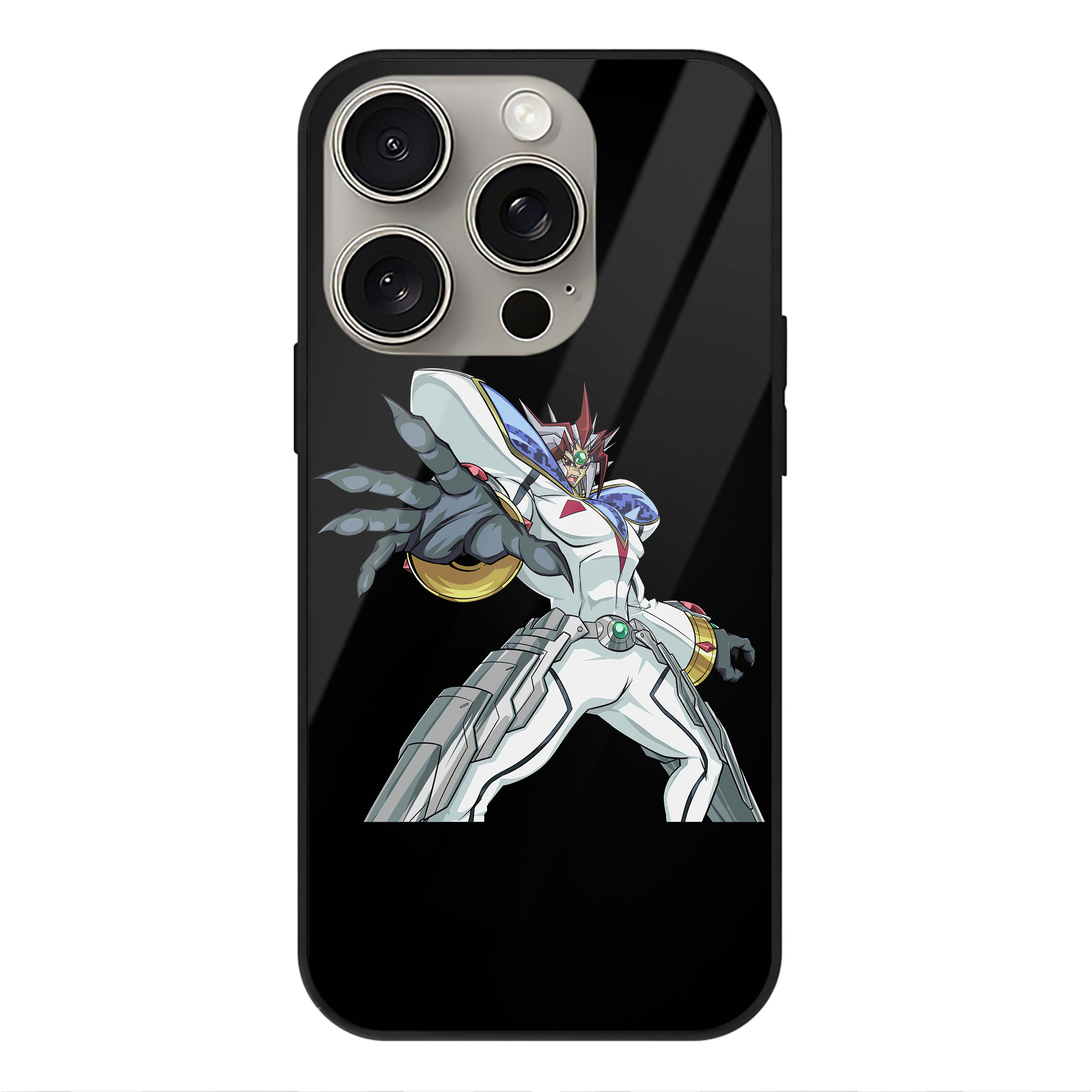 遊☆戯☆王 Yu-Gi-Oh! 【iPhone15Pro対応】スマホケース 耐衝撃＆黄変防止 背面ガラス