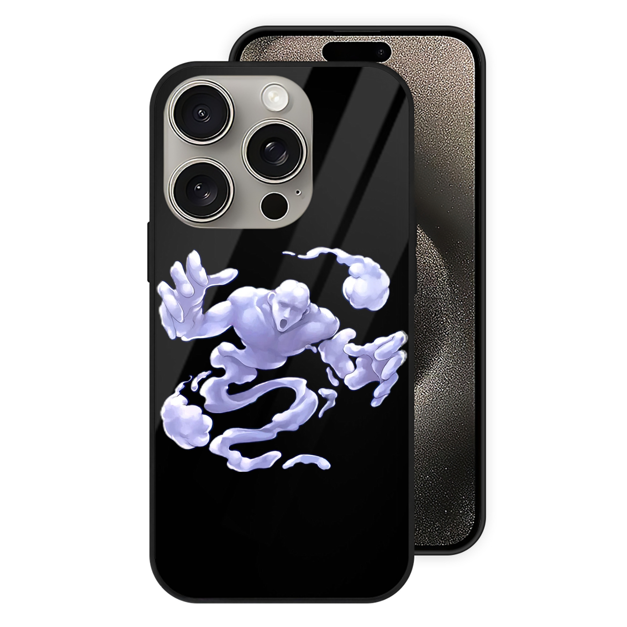 （画像用） 遊☆戯☆王 Yu-Gi-Oh! 【iPhone15Pro対応】スマホケース 耐衝撃＆黄変防止 背面ガラス