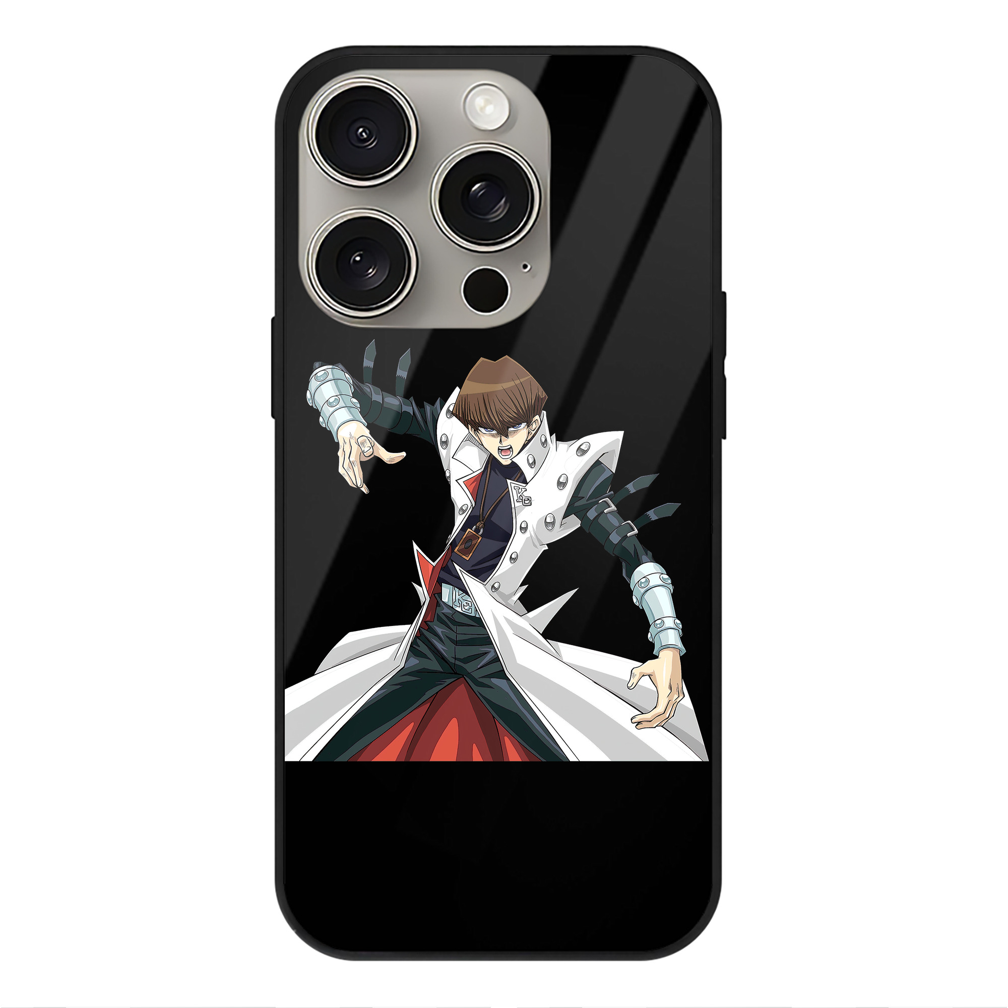 遊☆戯☆王 Yu-Gi-Oh! 【iPhone15Pro対応】スマホケース 耐衝撃＆黄変防止 背面ガラス