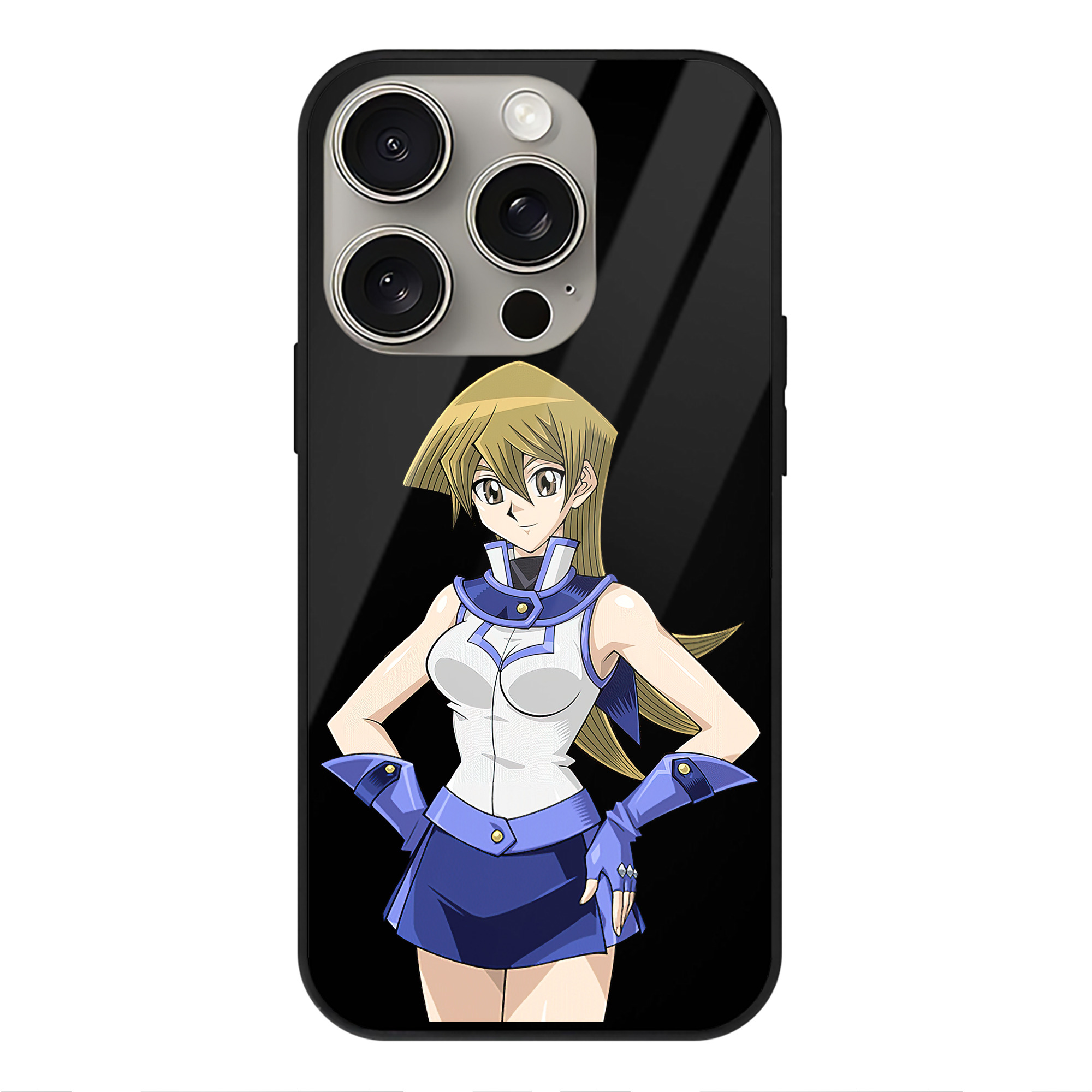 遊☆戯☆王 Yu-Gi-Oh! 【iPhone15Pro対応】スマホケース 耐衝撃＆黄変防止 背面ガラス