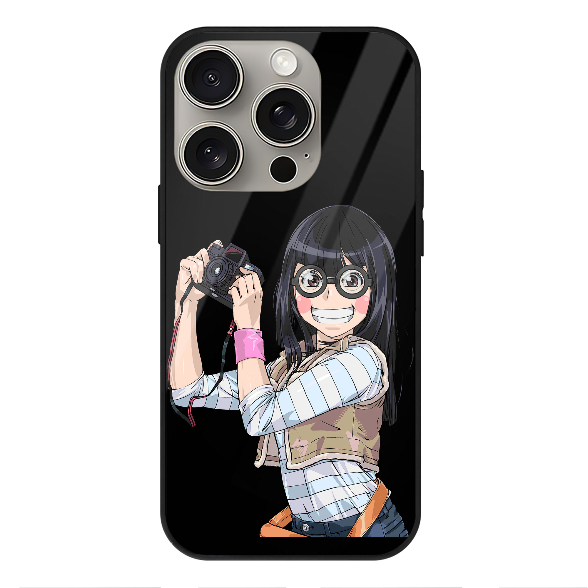 遊☆戯☆王 Yu-Gi-Oh! 【iPhone15Pro対応】スマホケース 耐衝撃＆黄変防止 背面ガラス