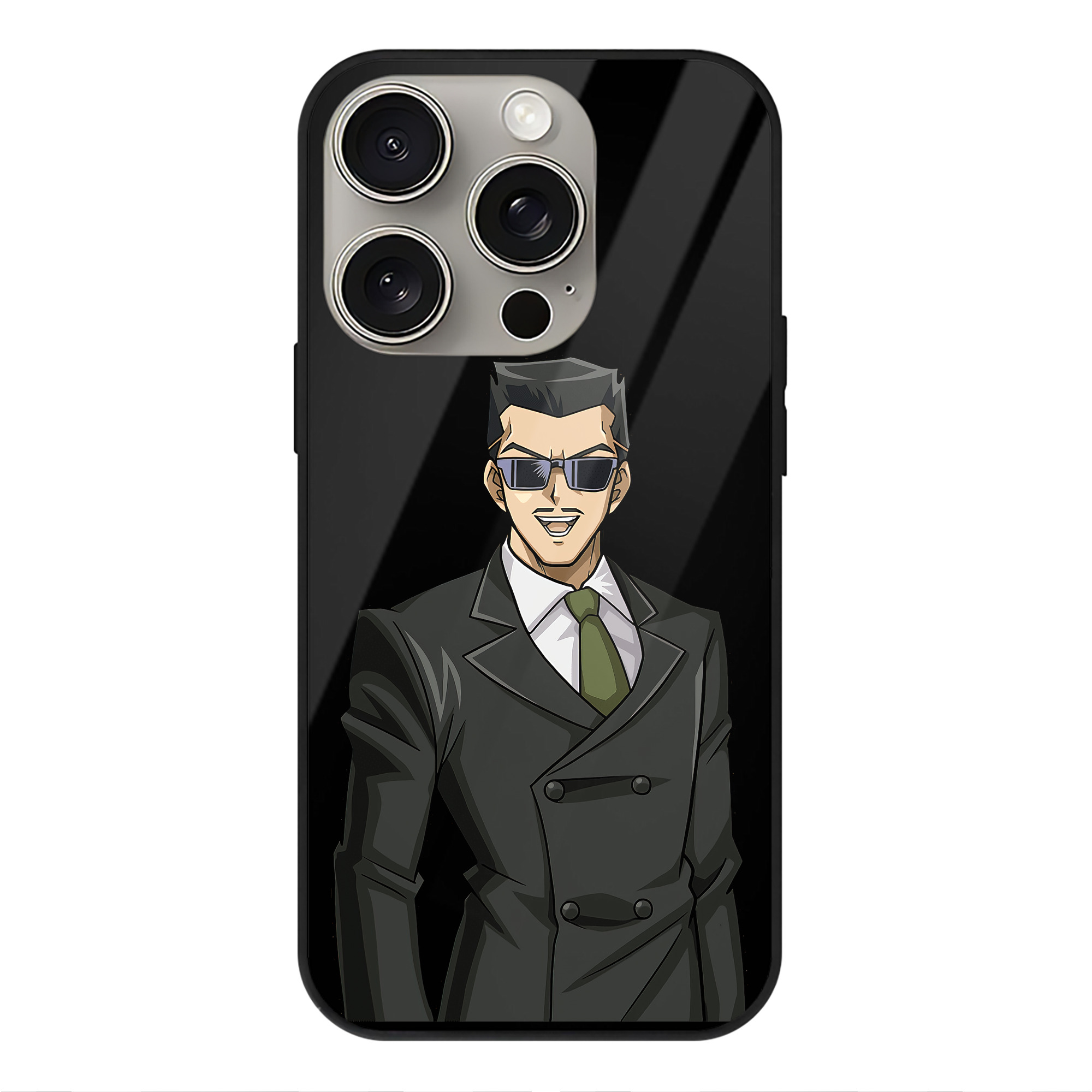 遊☆戯☆王 Yu-Gi-Oh! 【iPhone15Pro対応】スマホケース 耐衝撃＆黄変防止 背面ガラス