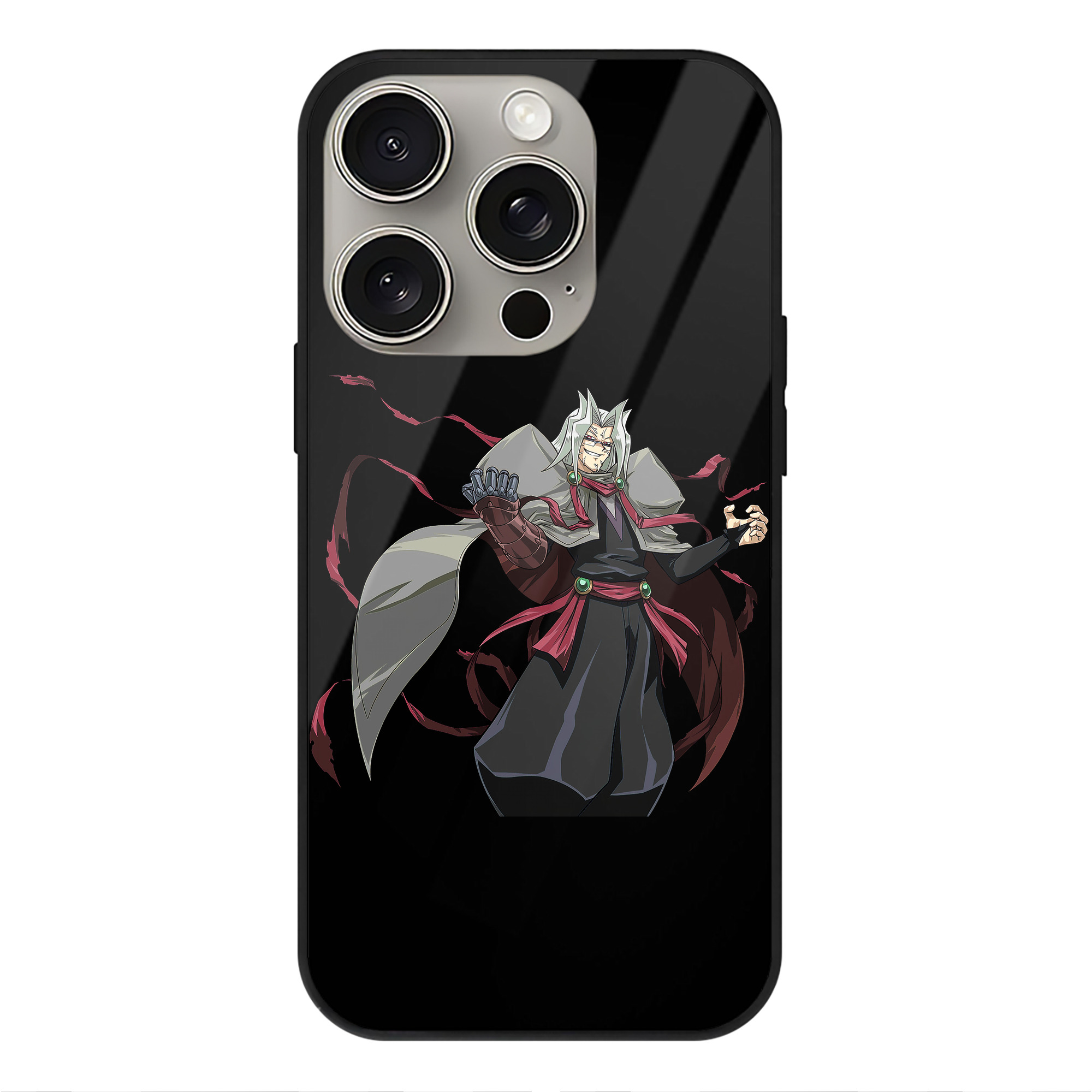 遊☆戯☆王 Yu-Gi-Oh! 【iPhone15Pro対応】スマホケース 耐衝撃＆黄変防止 背面ガラス