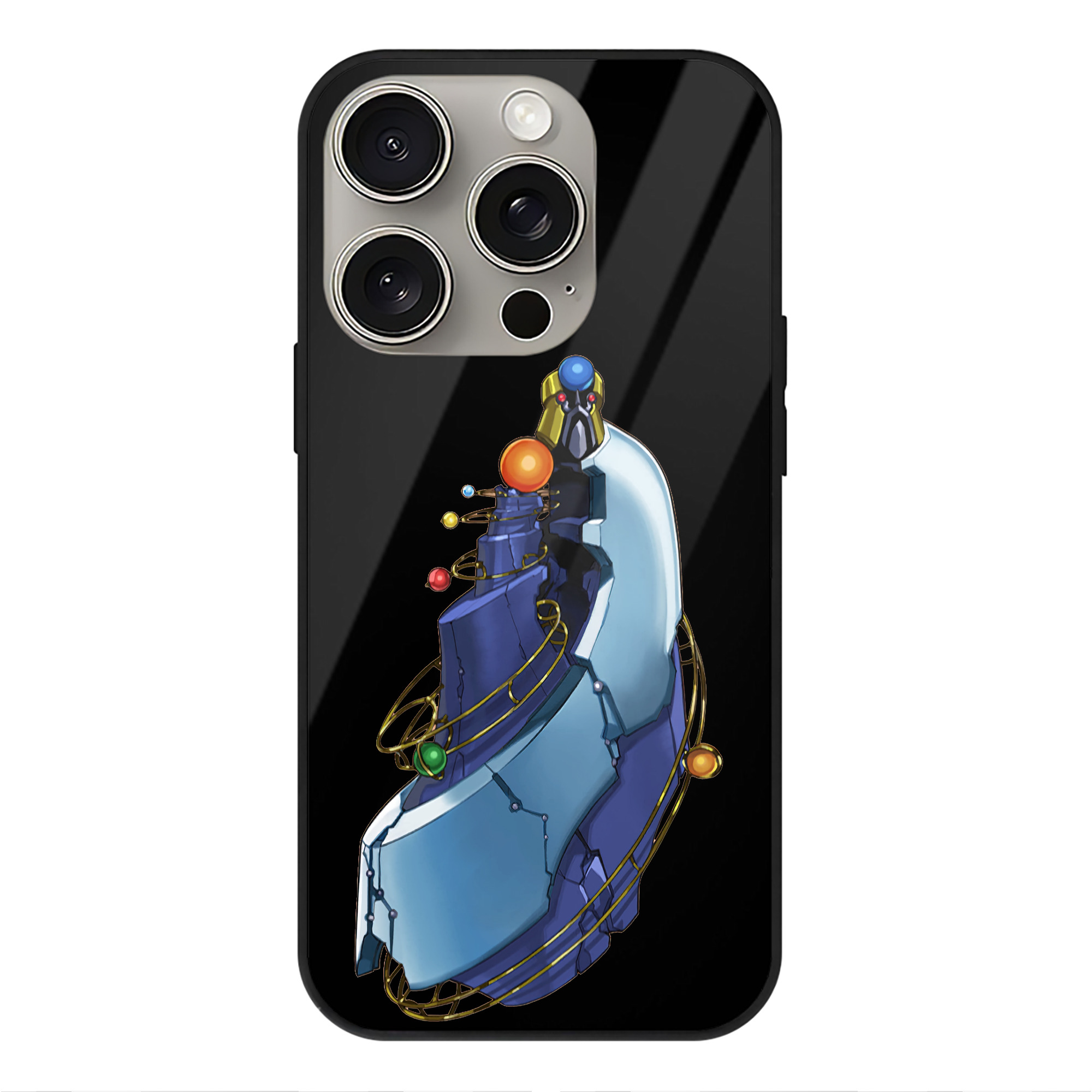 （画像用） 遊☆戯☆王 Yu-Gi-Oh! 【iPhone15Pro対応】スマホケース 耐衝撃＆黄変防止 背面ガラス