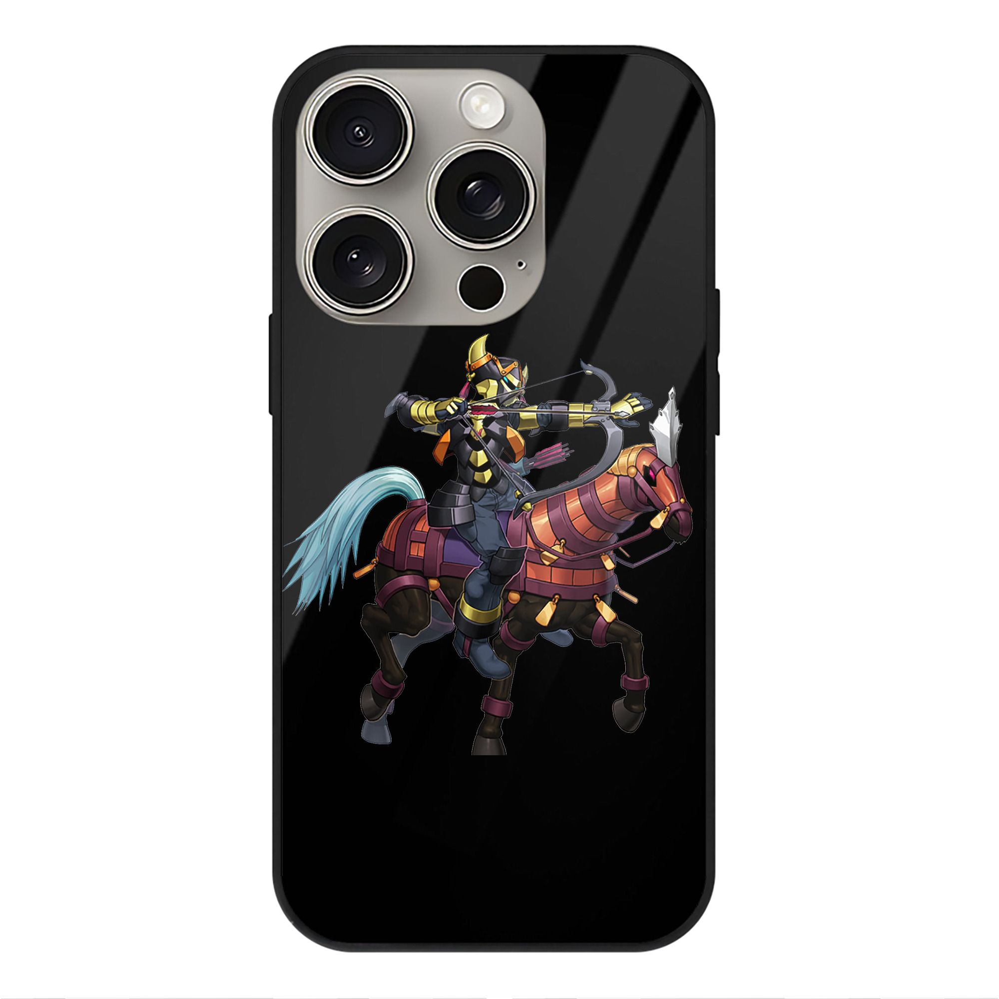 遊☆戯☆王 Yu-Gi-Oh! 【iPhone15Pro対応】スマホケース 耐衝撃＆黄変防止 背面ガラス