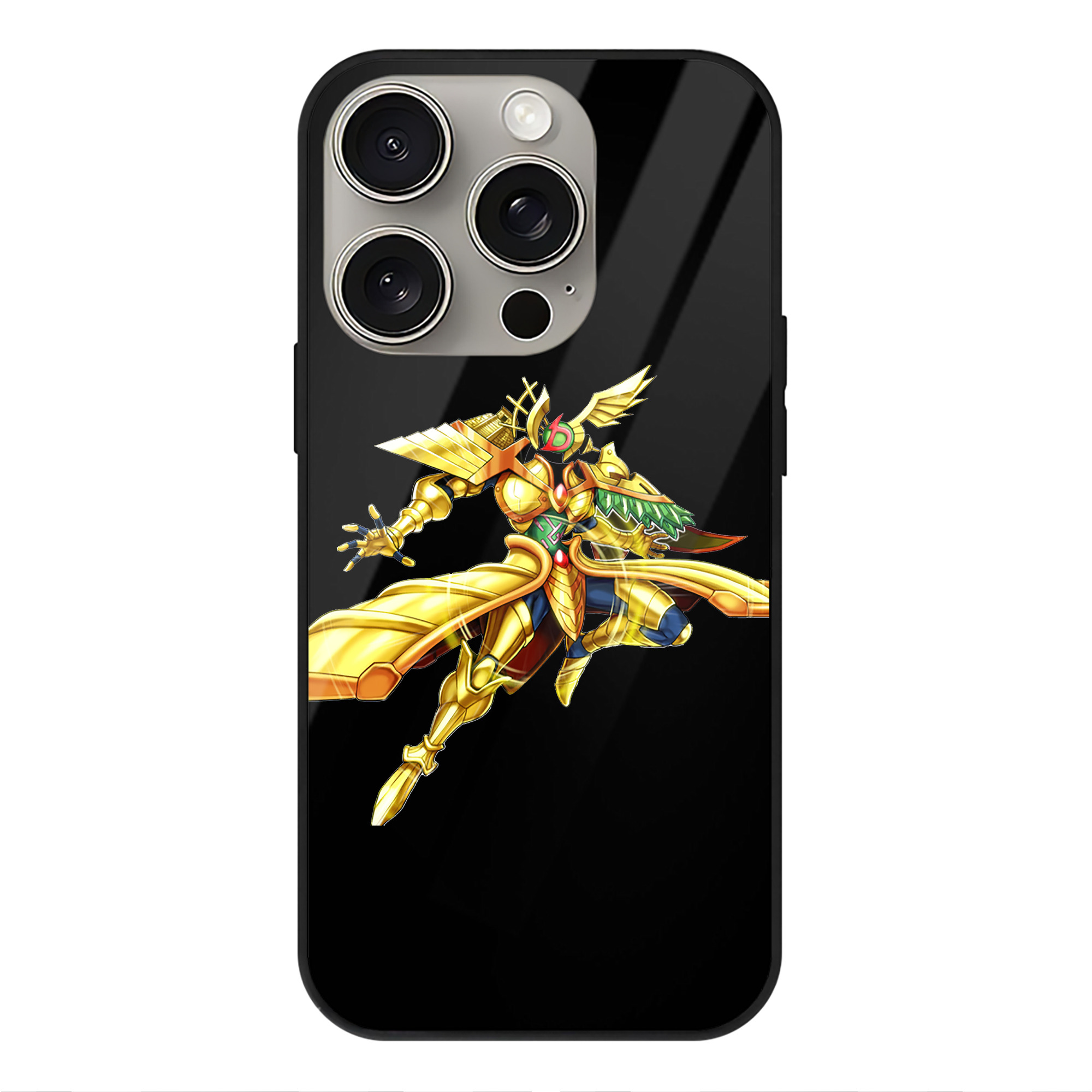 遊☆戯☆王 Yu-Gi-Oh! 【iPhone15Pro対応】スマホケース 耐衝撃＆黄変防止 背面ガラス