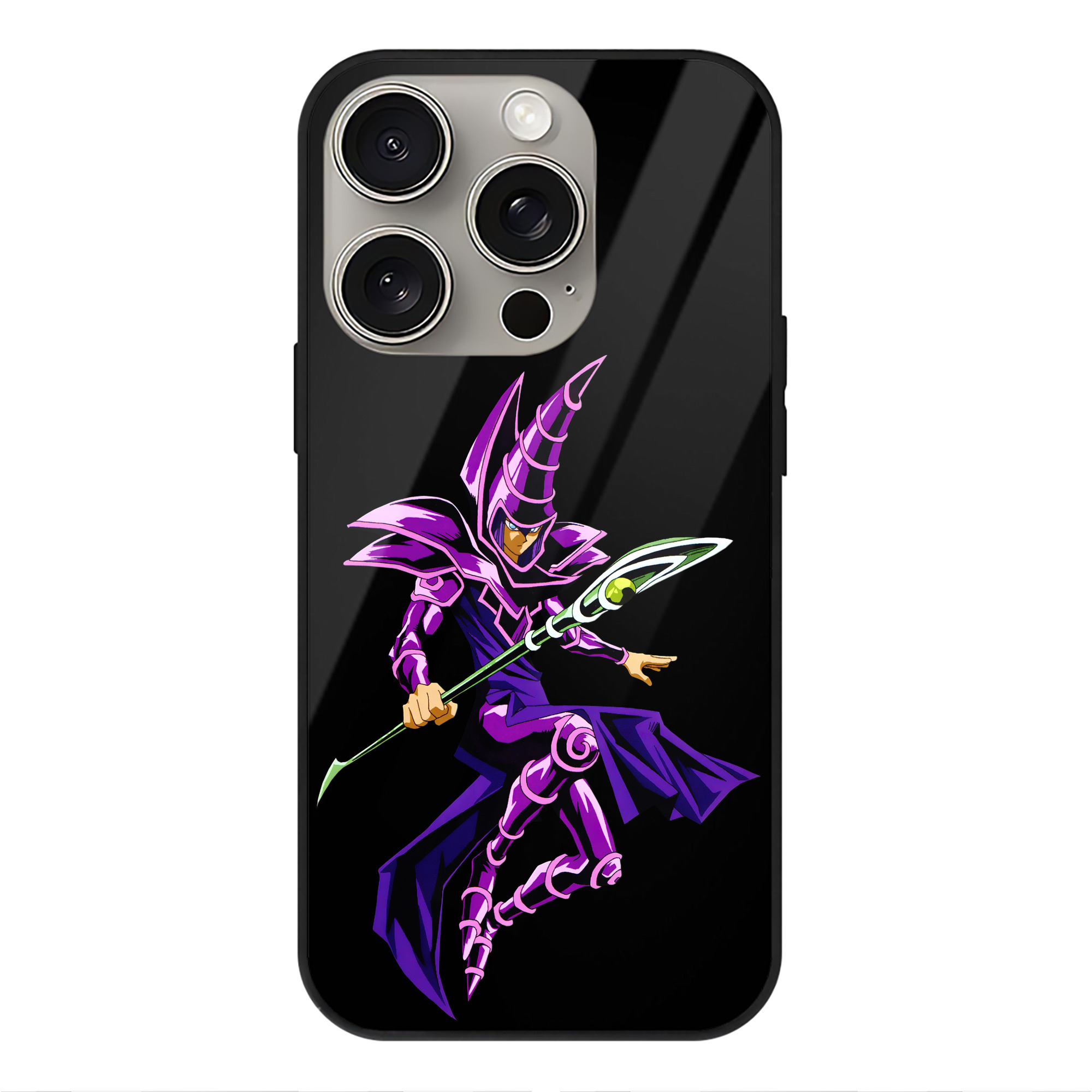 遊☆戯☆王 Yu-Gi-Oh! 【iPhone15Pro対応】スマホケース 耐衝撃＆黄変防止 背面ガラス