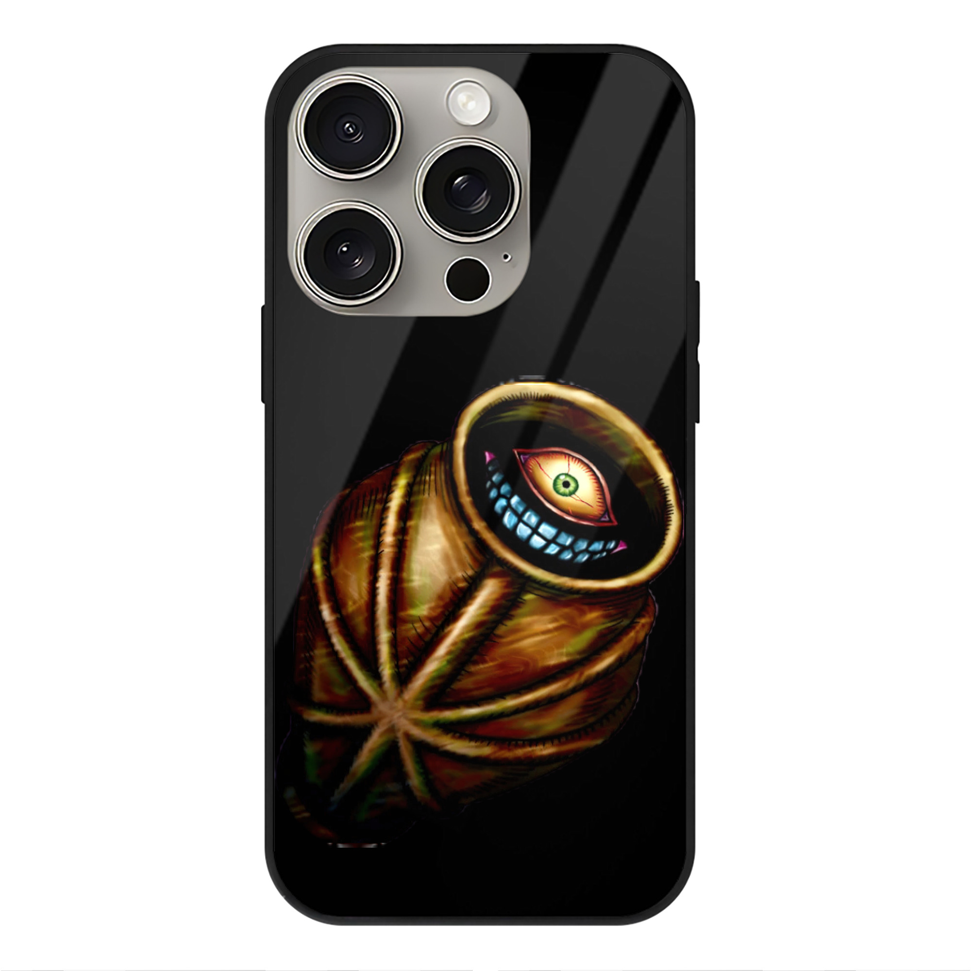 （画像用） 遊☆戯☆王 Yu-Gi-Oh! 【iPhone15Pro対応】スマホケース 耐衝撃＆黄変防止 背面ガラス