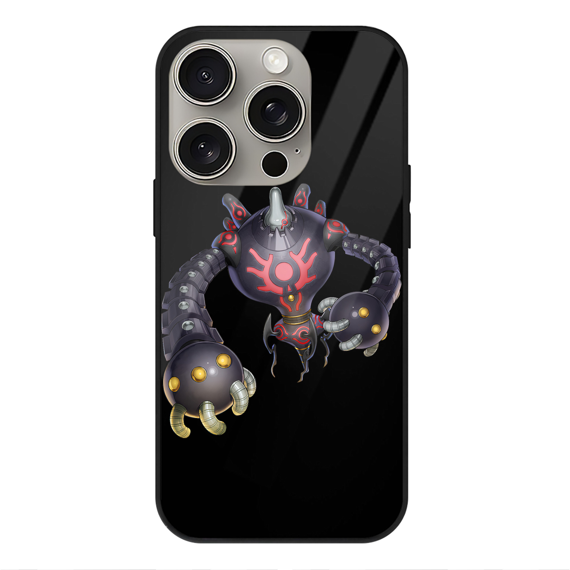 遊☆戯☆王 Yu-Gi-Oh! 【iPhone15Pro対応】スマホケース 耐衝撃＆黄変防止 背面ガラス