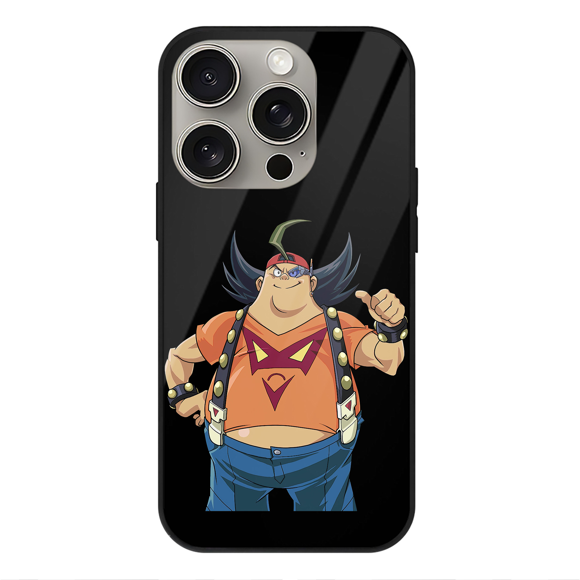 遊☆戯☆王 Yu-Gi-Oh! 【iPhone15Pro対応】スマホケース 耐衝撃＆黄変防止 背面ガラス