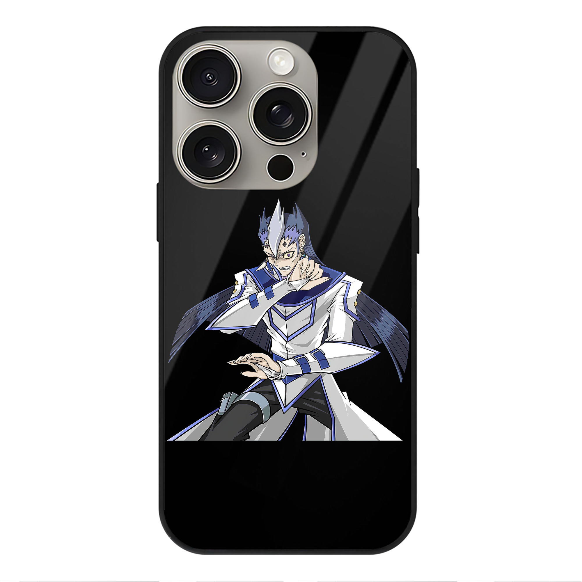 （画像用） 遊☆戯☆王 Yu-Gi-Oh! 【iPhone15Pro対応】スマホケース 耐衝撃＆黄変防止 背面ガラス