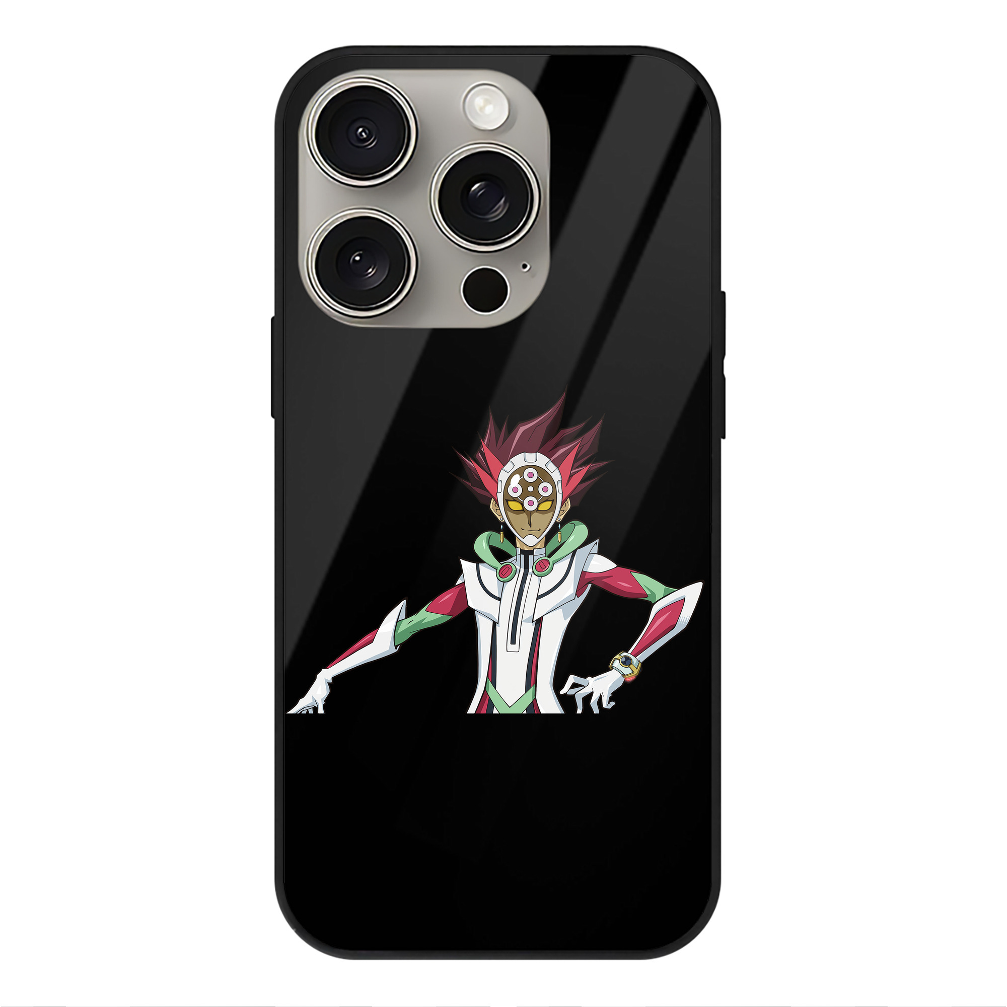 遊☆戯☆王 Yu-Gi-Oh! 【iPhone15Pro対応】スマホケース 耐衝撃＆黄変防止 背面ガラス