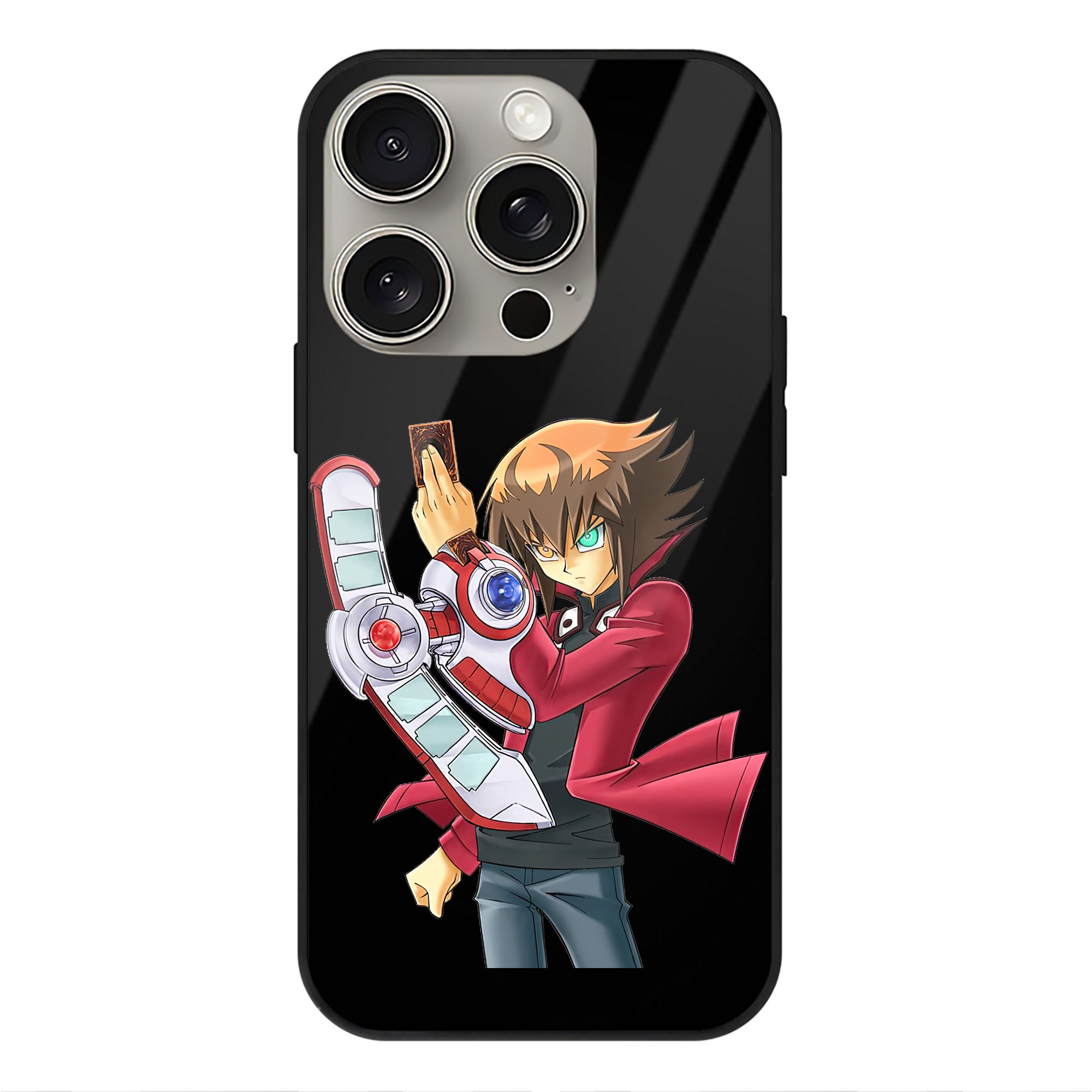 遊☆戯☆王 Yu-Gi-Oh! 【iPhone15Pro対応】スマホケース 耐衝撃＆黄変防止 背面ガラス