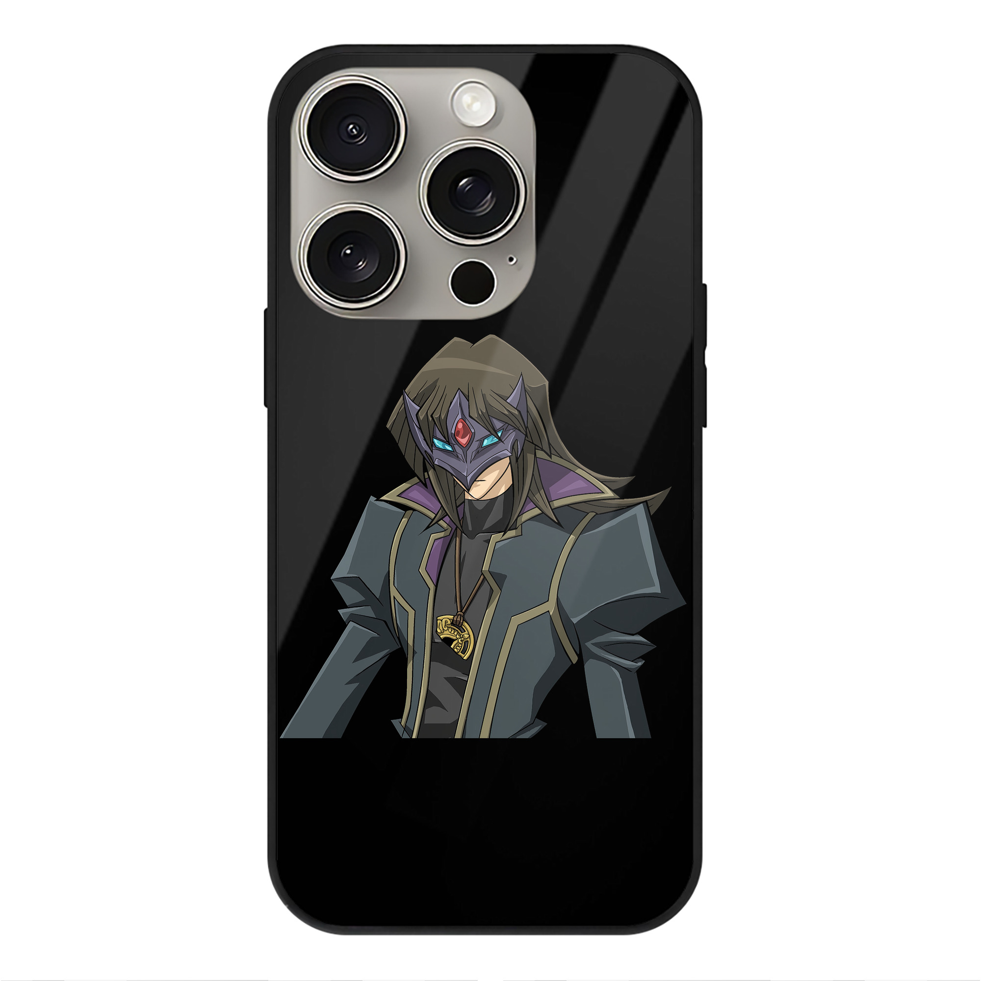 遊☆戯☆王 Yu-Gi-Oh! 【iPhone15Pro対応】スマホケース 耐衝撃＆黄変防止 背面ガラス