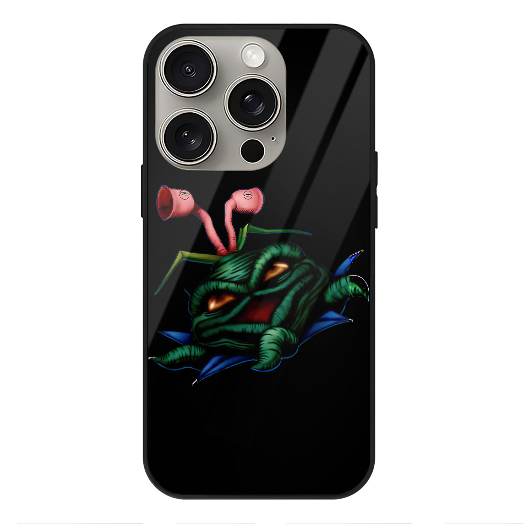 遊☆戯☆王 Yu-Gi-Oh! 【iPhone15Pro対応】スマホケース 耐衝撃＆黄変防止 背面ガラス