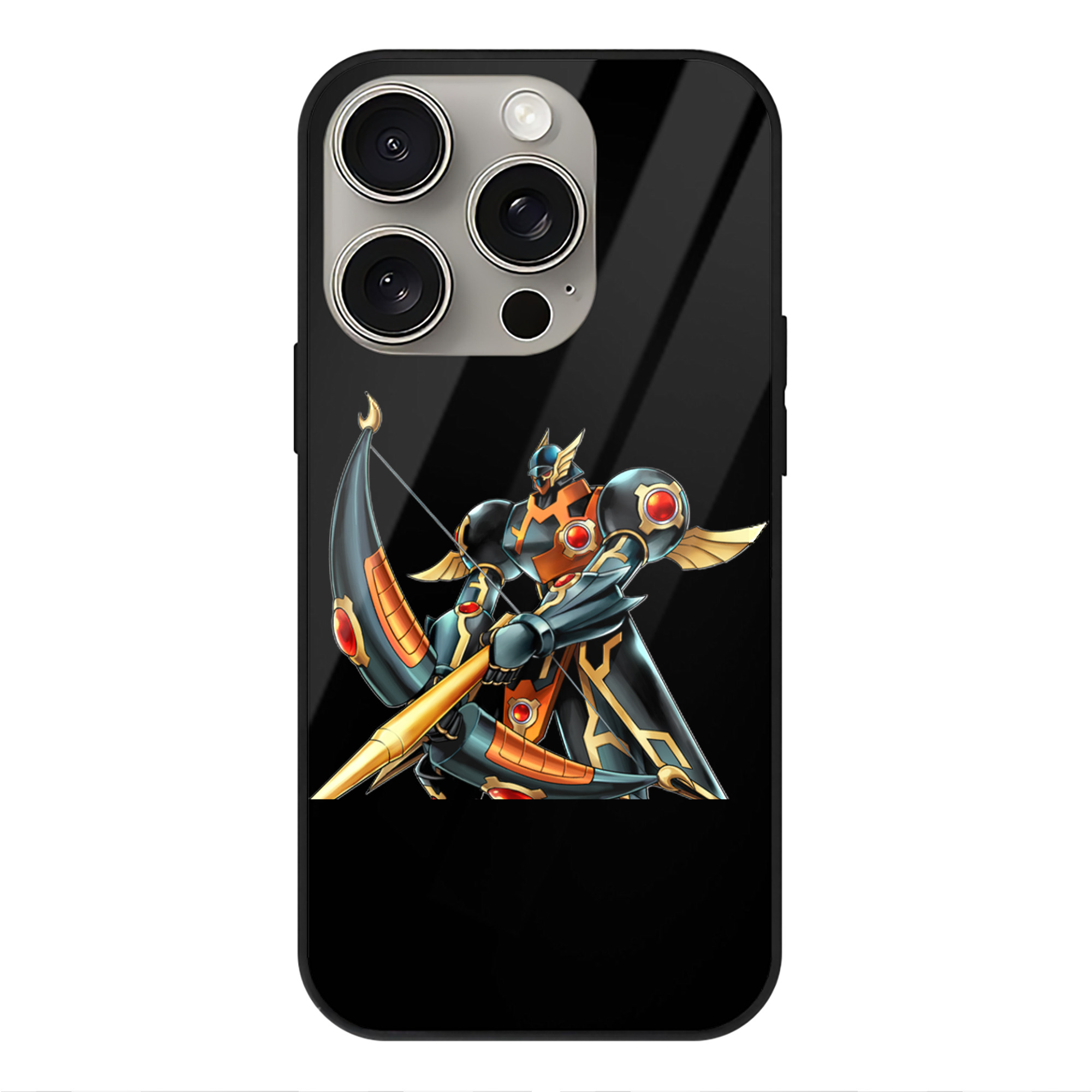 遊☆戯☆王 Yu-Gi-Oh! 【iPhone15Pro対応】スマホケース 耐衝撃＆黄変防止 背面ガラス