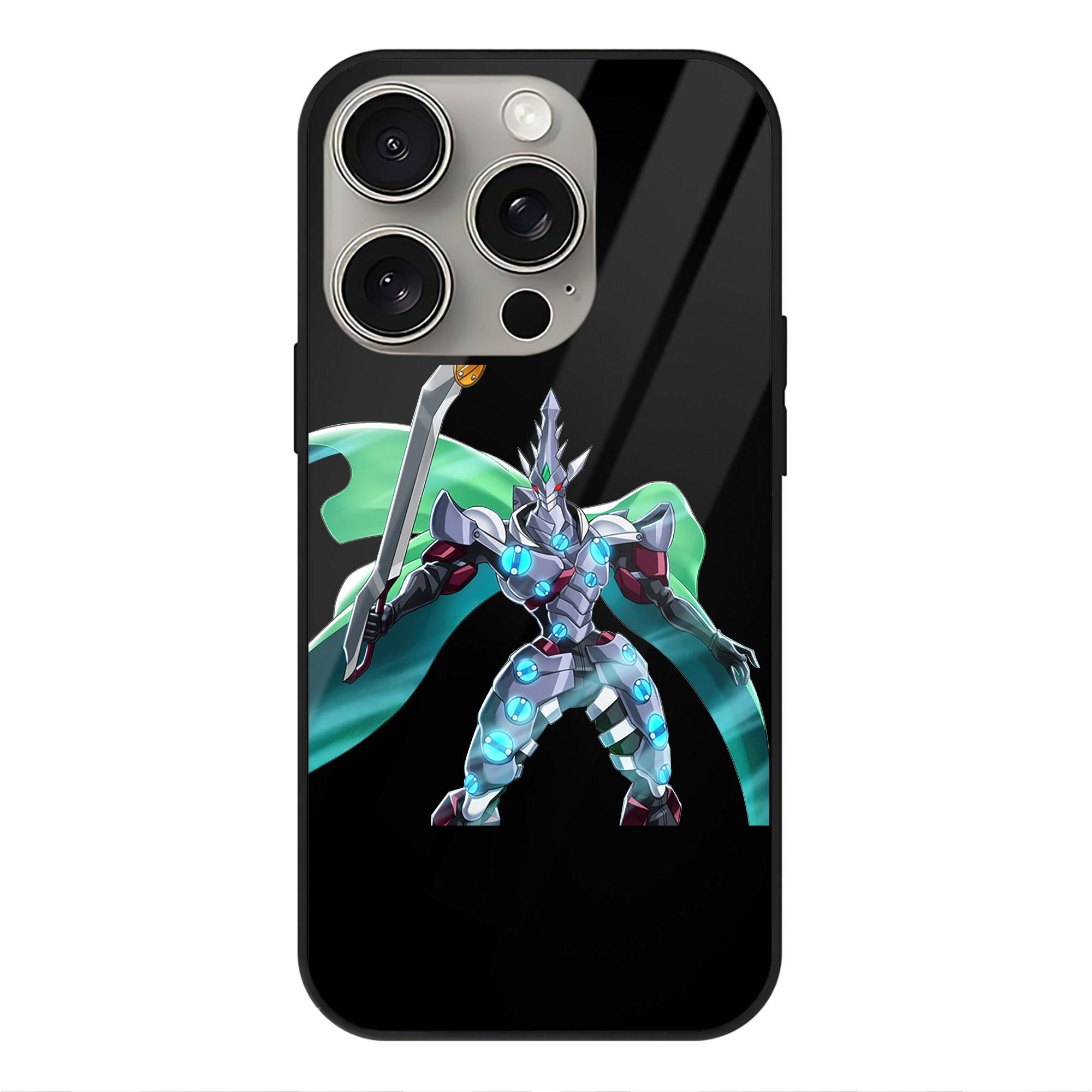 （画像用） 遊☆戯☆王 Yu-Gi-Oh! 【iPhone15Pro対応】スマホケース 耐衝撃＆黄変防止 背面ガラス