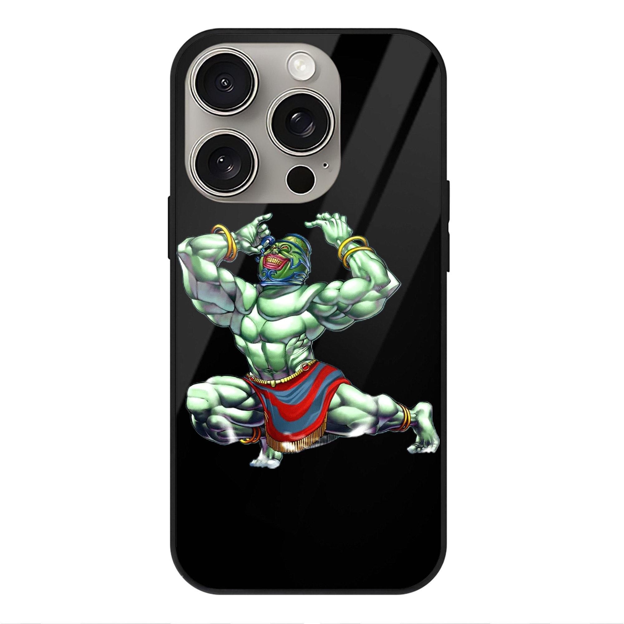 遊☆戯☆王 Yu-Gi-Oh! 【iPhone15Pro対応】スマホケース 耐衝撃＆黄変防止 背面ガラス