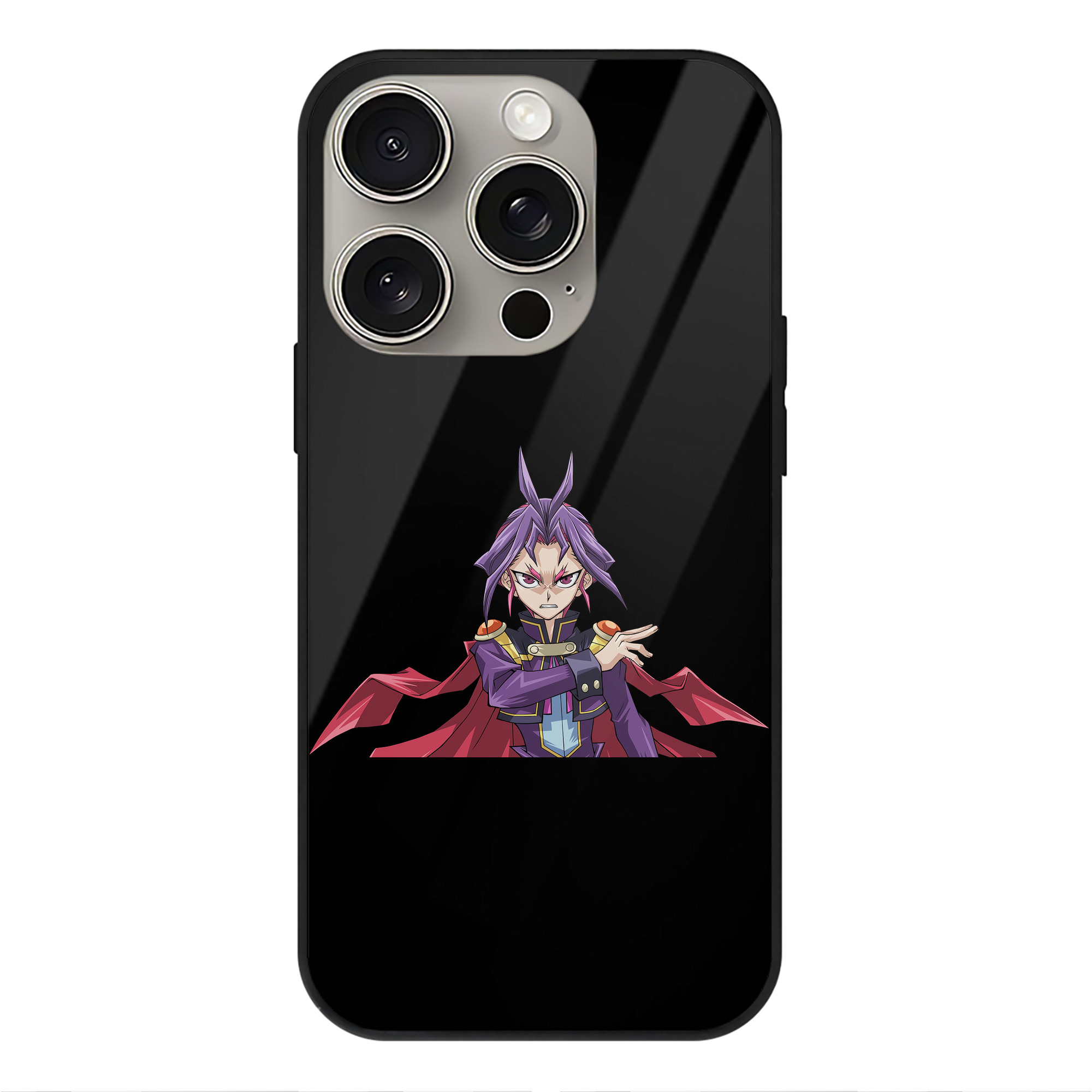 遊☆戯☆王 Yu-Gi-Oh! 【iPhone15Pro対応】スマホケース 耐衝撃＆黄変防止 背面ガラス