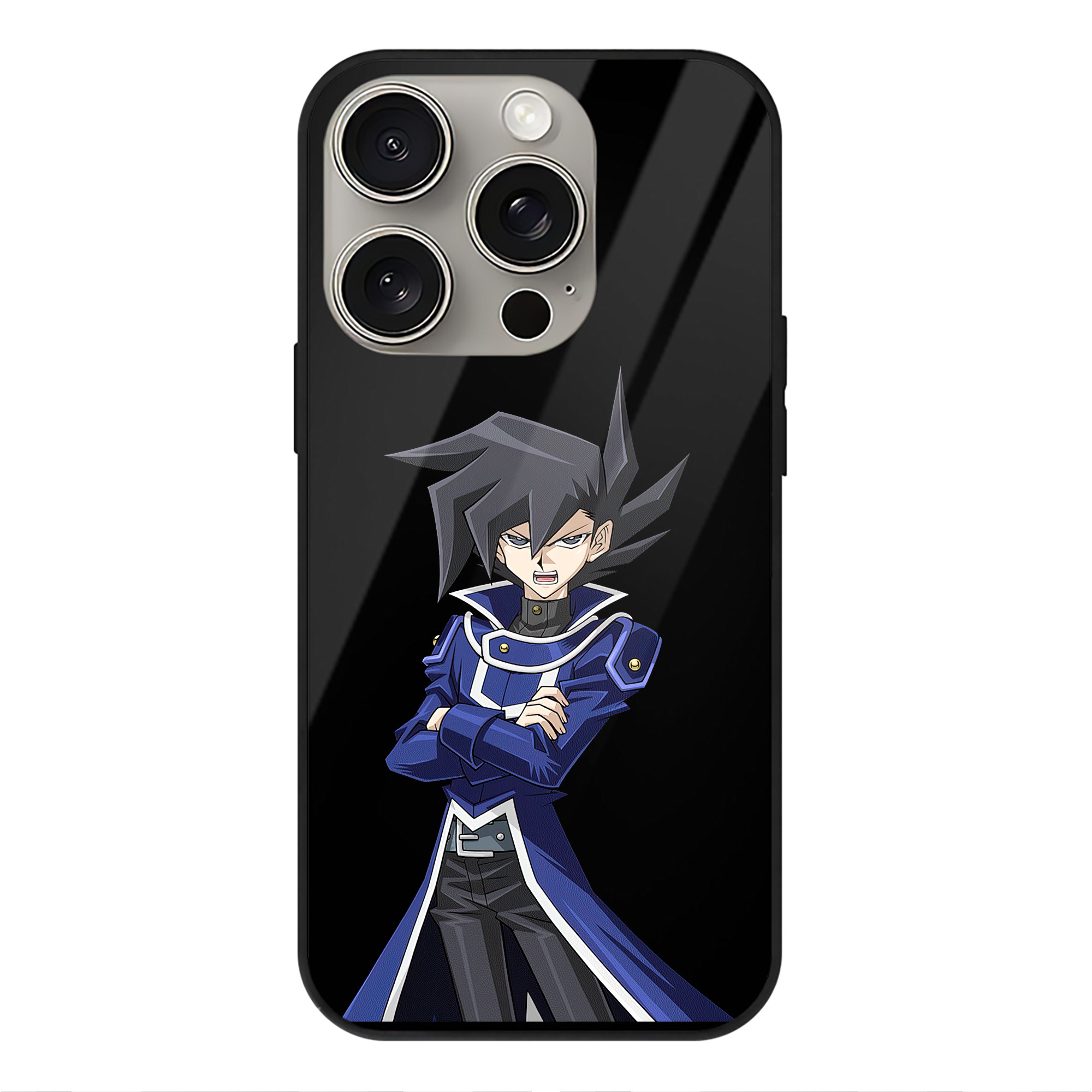 遊☆戯☆王 Yu-Gi-Oh! 【iPhone15Pro対応】スマホケース 耐衝撃＆黄変防止 背面ガラス