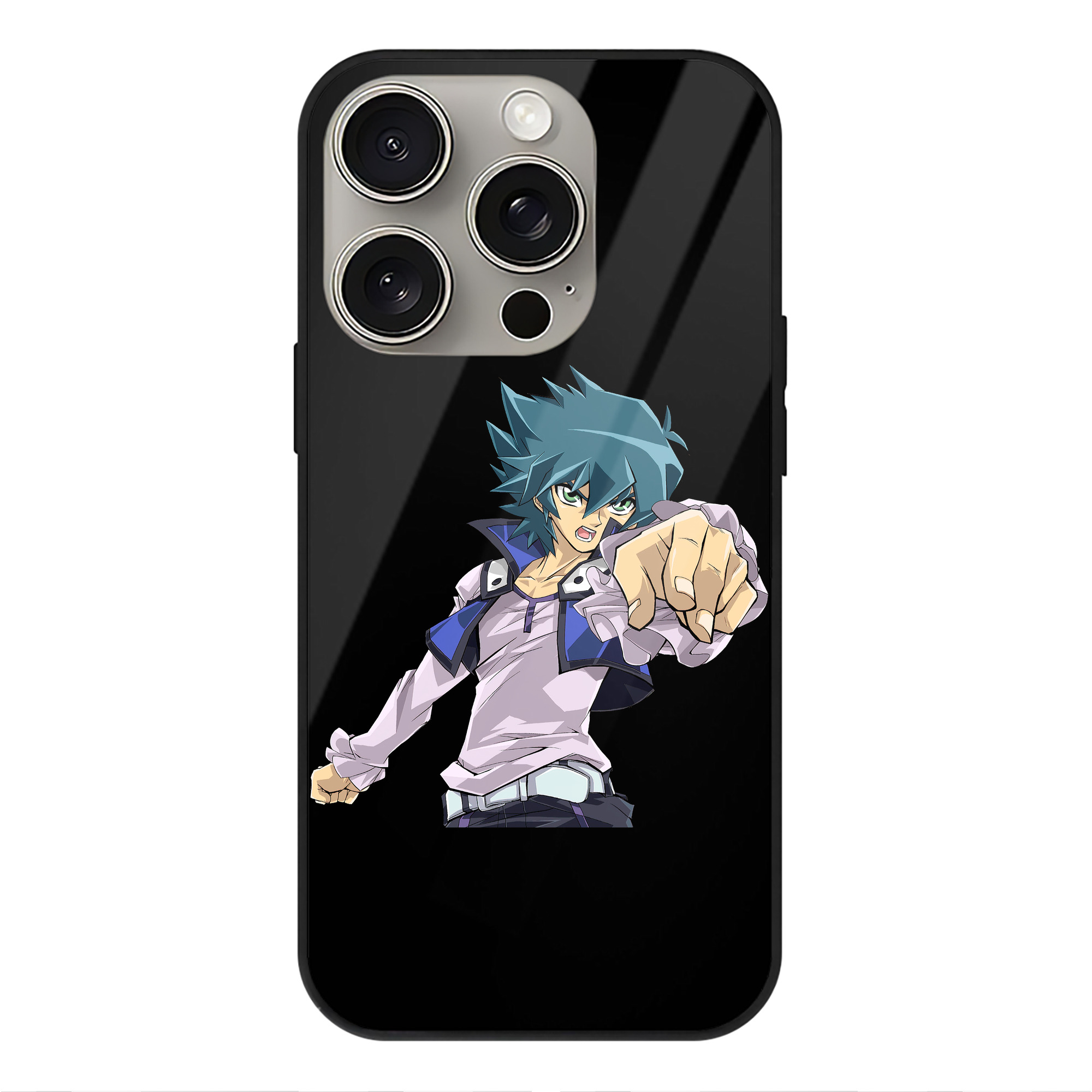 遊☆戯☆王 Yu-Gi-Oh! 【iPhone15Pro対応】スマホケース 耐衝撃＆黄変防止 背面ガラス