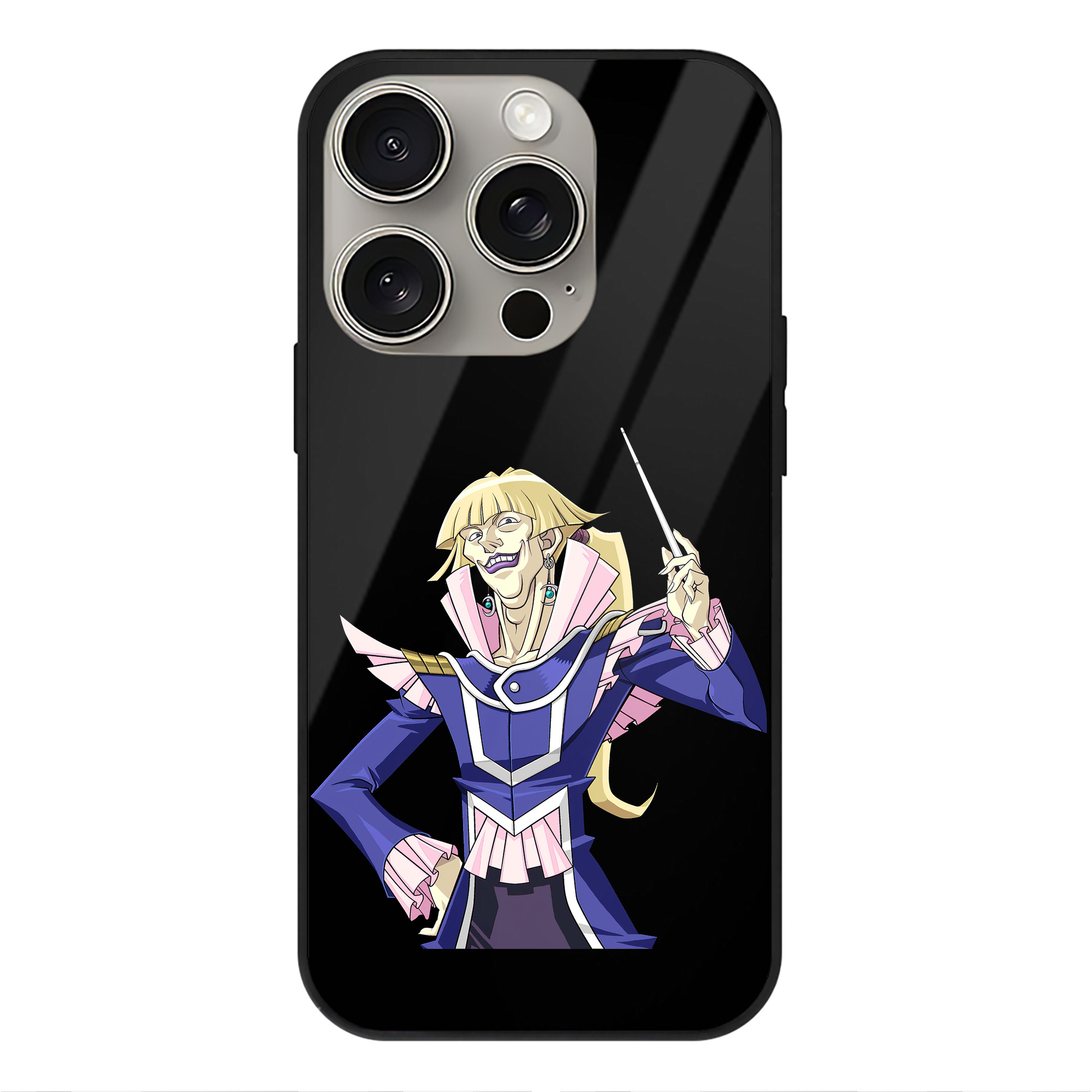 遊☆戯☆王 Yu-Gi-Oh! 【iPhone15Pro対応】スマホケース 耐衝撃＆黄変防止 背面ガラス