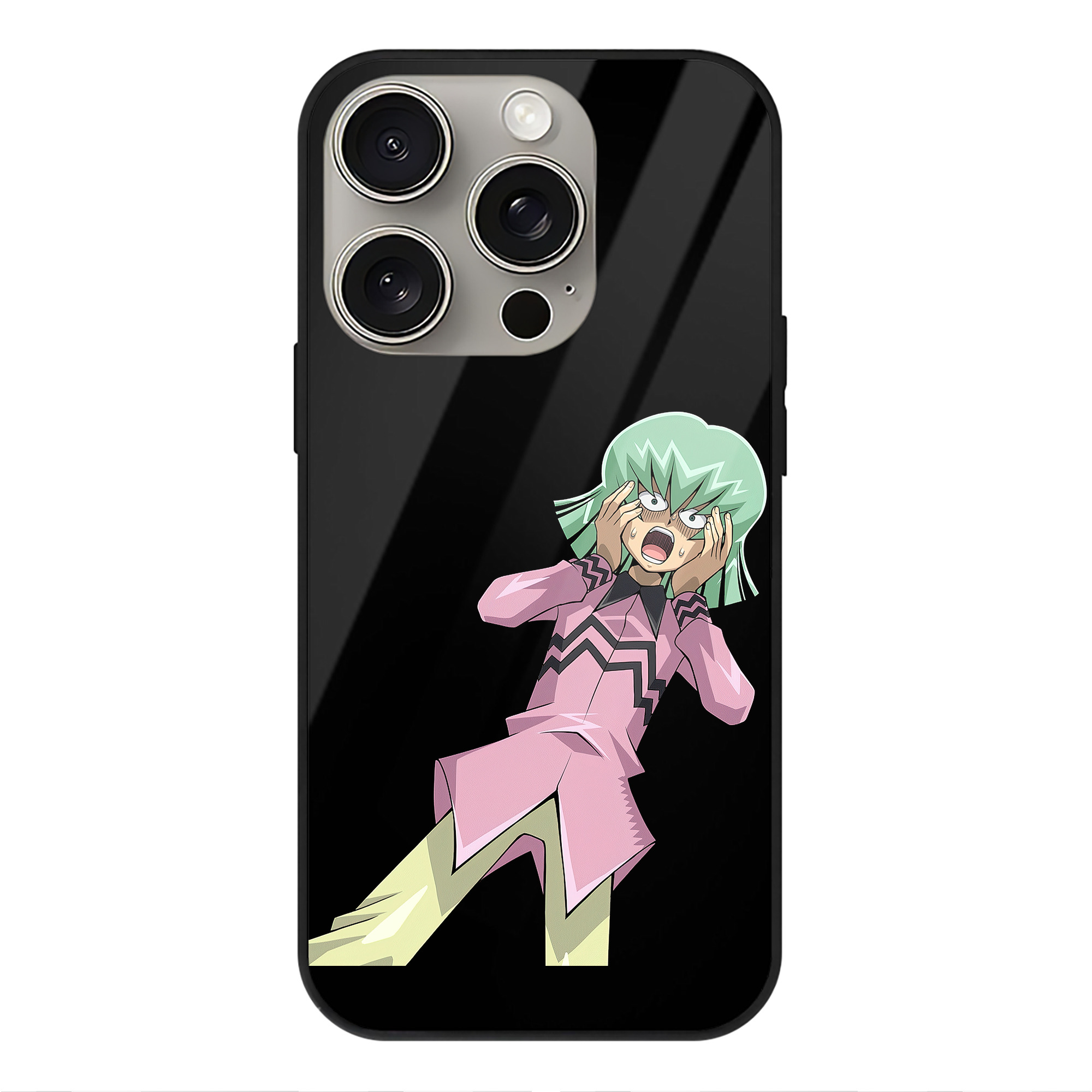 遊☆戯☆王 Yu-Gi-Oh! 【iPhone15Pro対応】スマホケース 耐衝撃＆黄変防止 背面ガラス