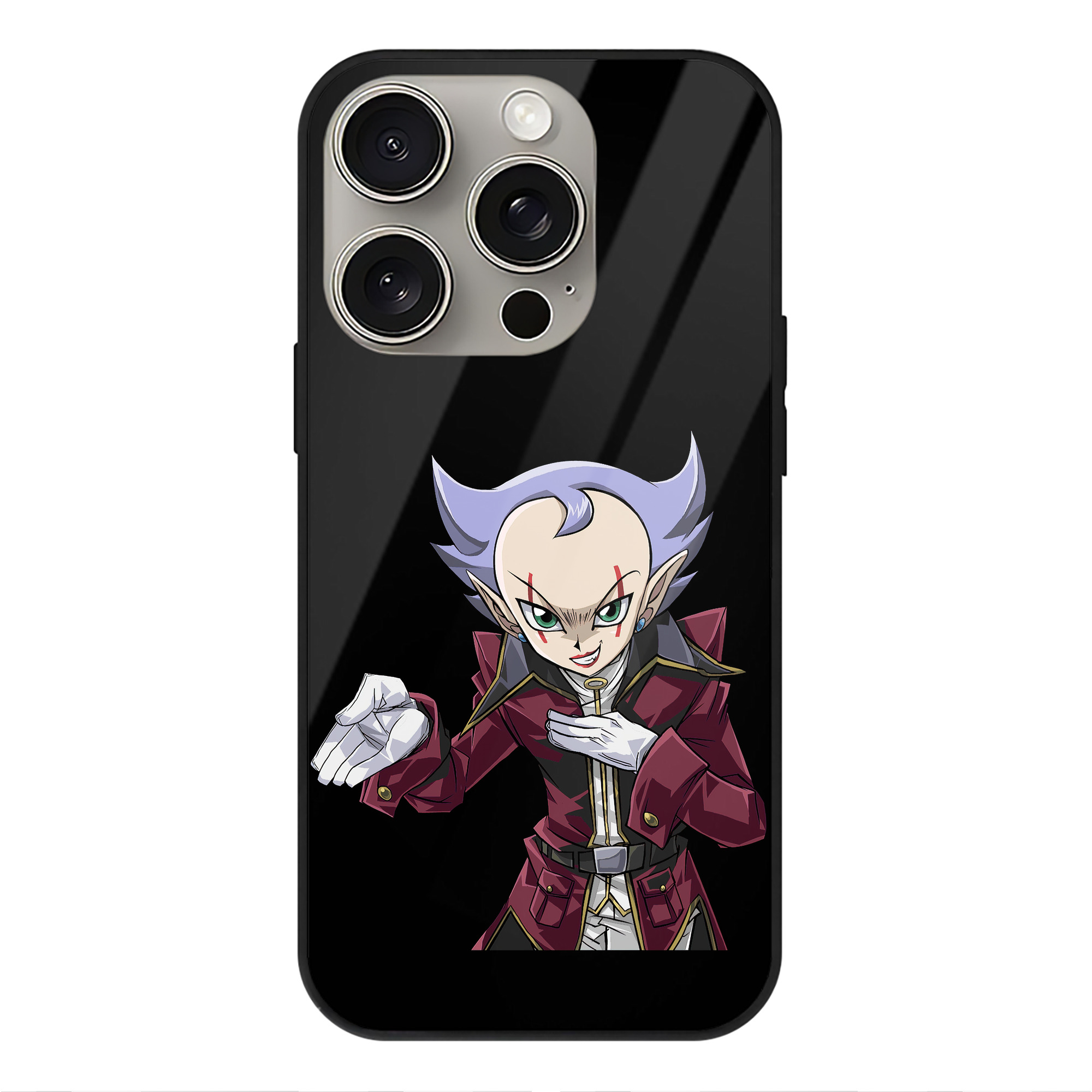 遊☆戯☆王 Yu-Gi-Oh! 【iPhone15Pro対応】スマホケース 耐衝撃＆黄変防止 背面ガラス