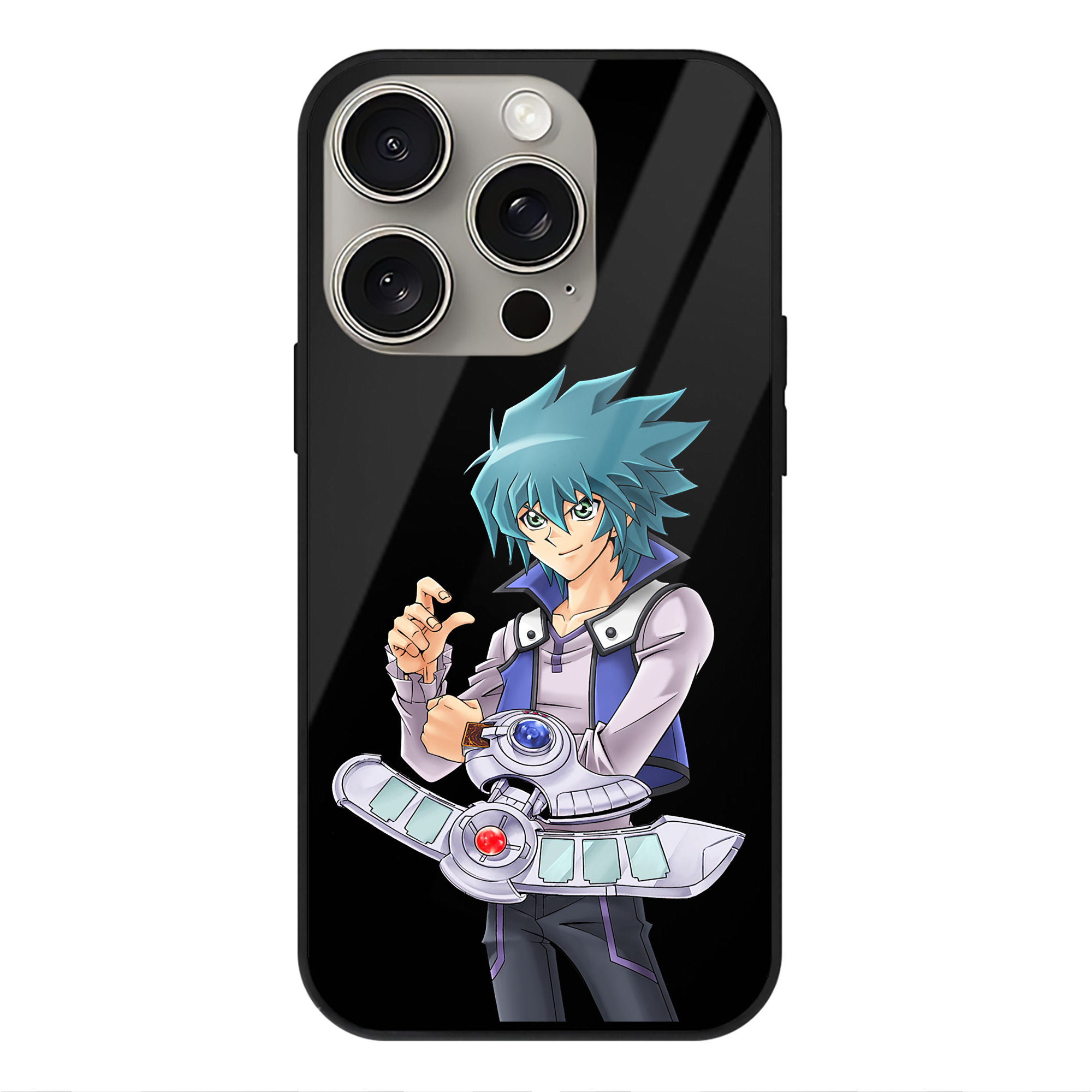 遊☆戯☆王 Yu-Gi-Oh! 【iPhone15Pro対応】スマホケース 耐衝撃＆黄変防止 背面ガラス