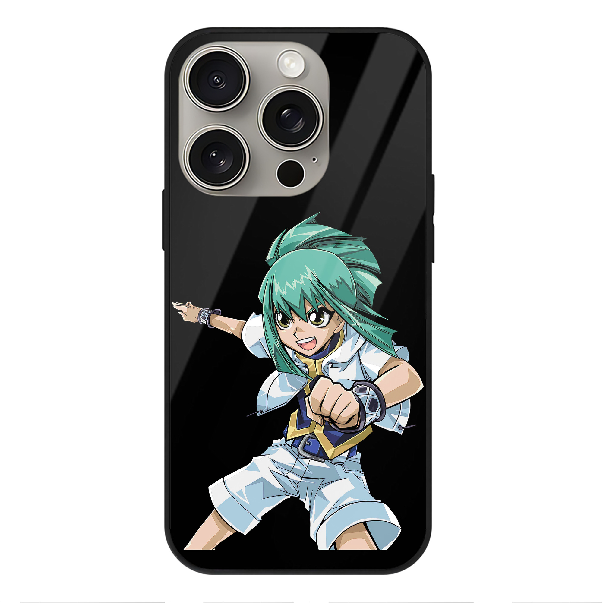 遊☆戯☆王 Yu-Gi-Oh! 【iPhone15Pro対応】スマホケース 耐衝撃＆黄変防止 背面ガラス