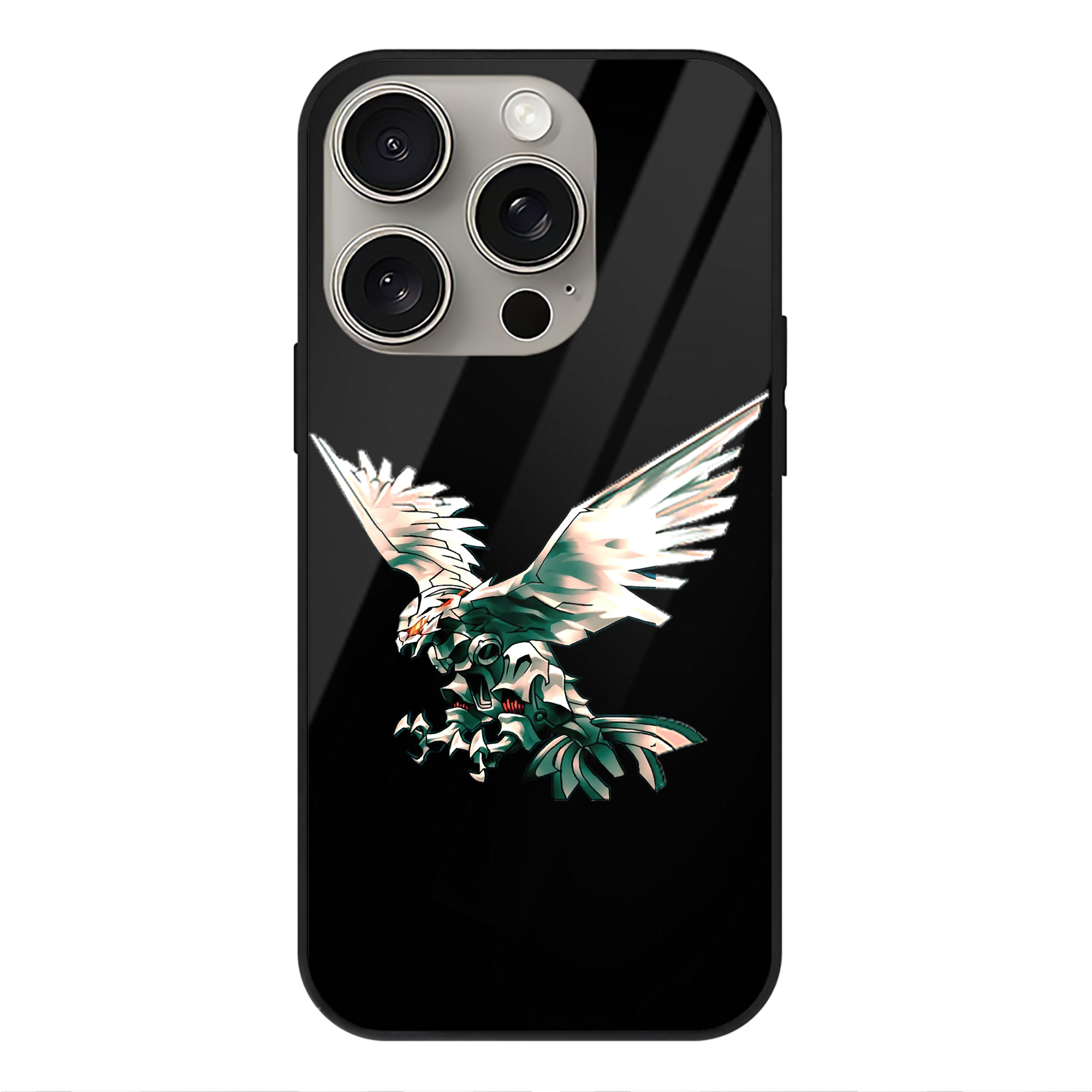 遊☆戯☆王 Yu-Gi-Oh! 【iPhone15Pro対応】スマホケース 耐衝撃＆黄変防止 背面ガラス