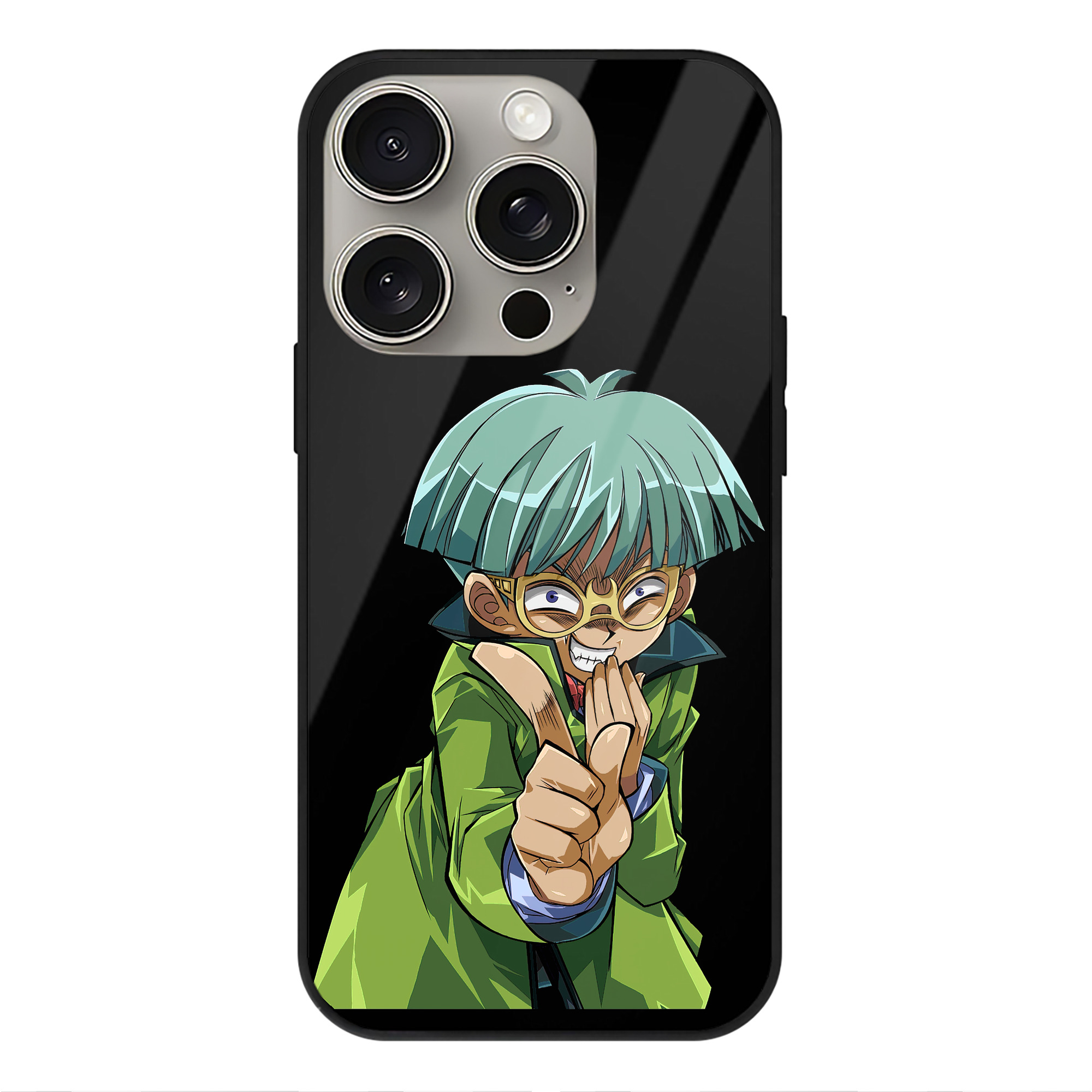 遊☆戯☆王 Yu-Gi-Oh! 【iPhone15Pro対応】スマホケース 耐衝撃＆黄変防止 背面ガラス