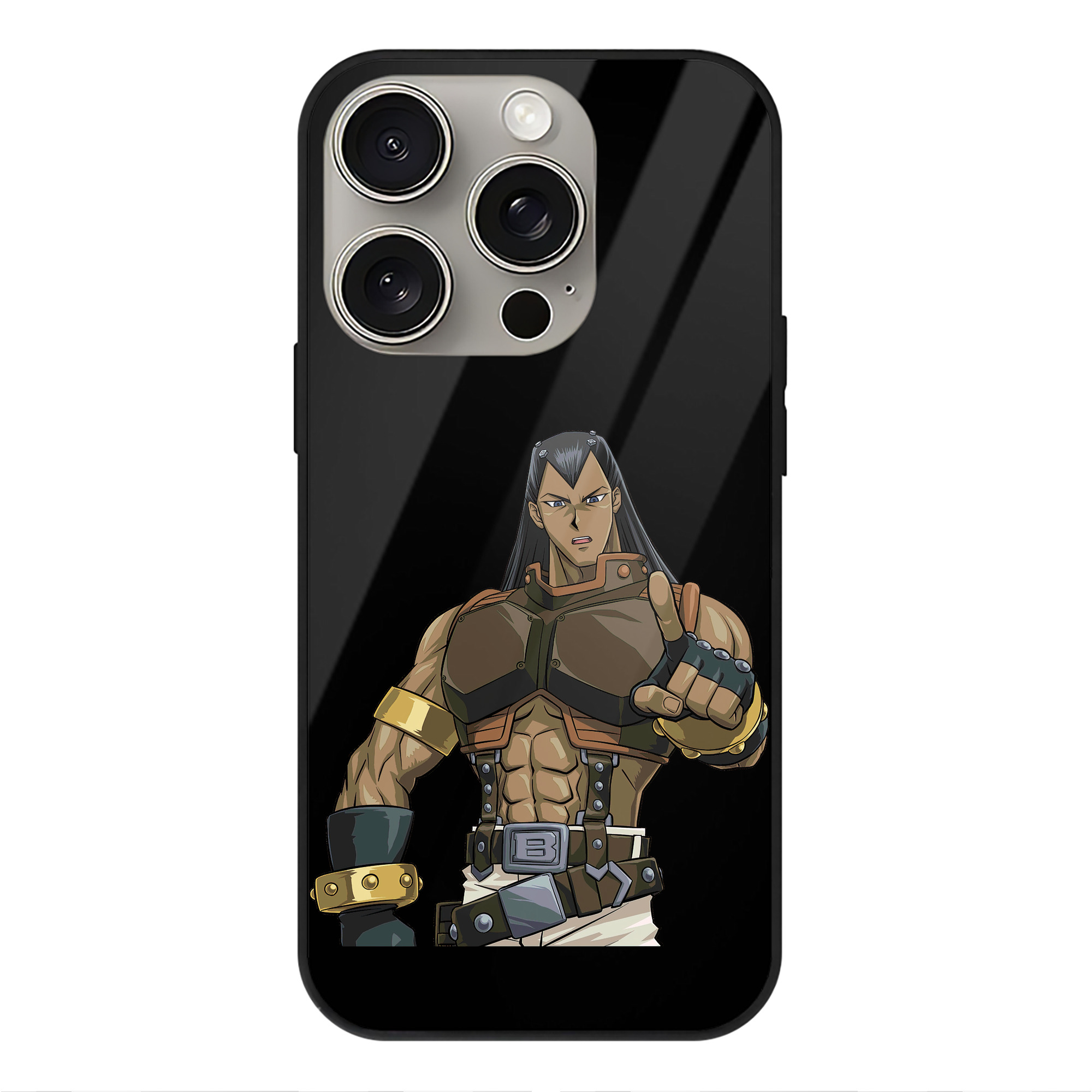 遊☆戯☆王 Yu-Gi-Oh! 【iPhone15Pro対応】スマホケース 耐衝撃＆黄変防止 背面ガラス